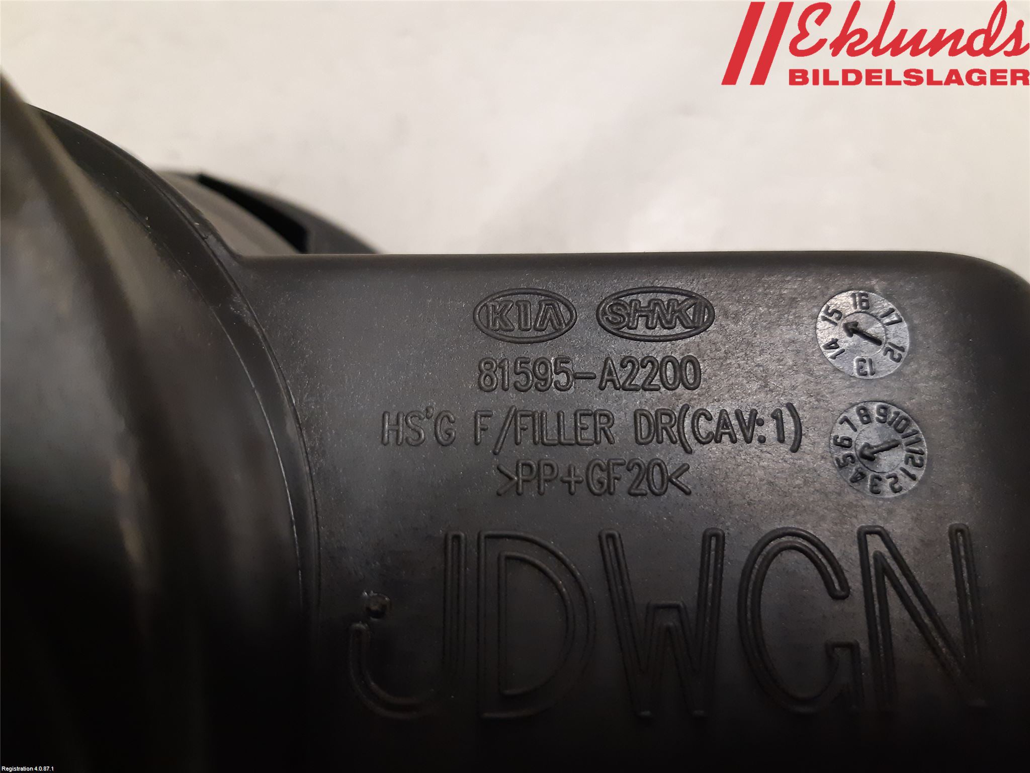 Kia CEED 12-18 Tanklucka