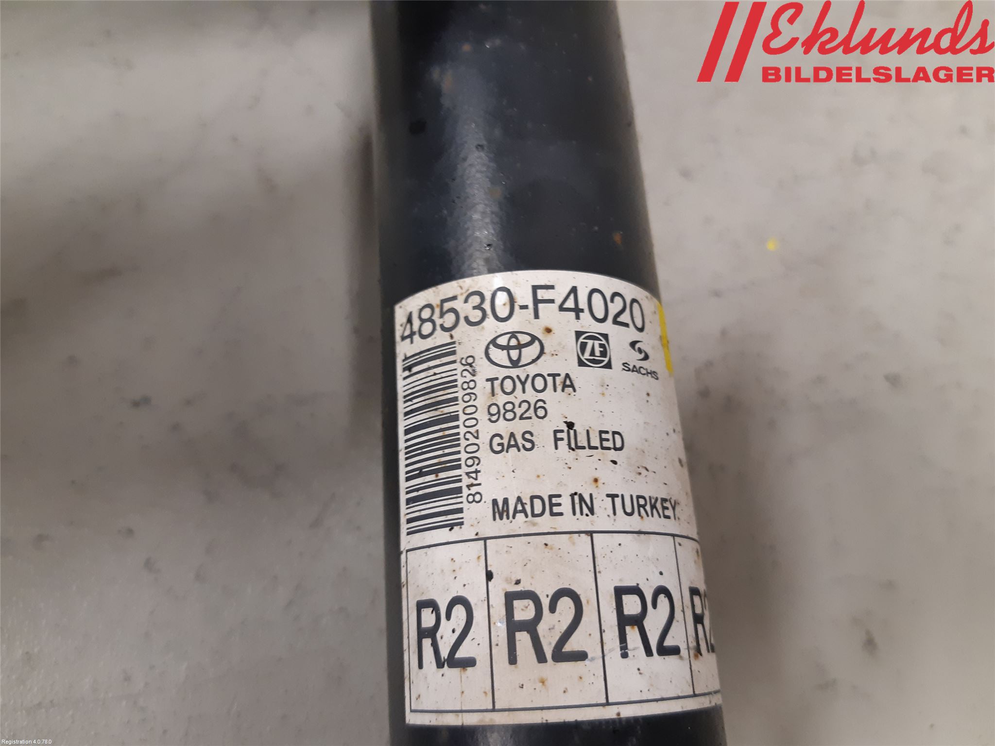 Toyota C-HR 16-23 Stötdämpare Bak