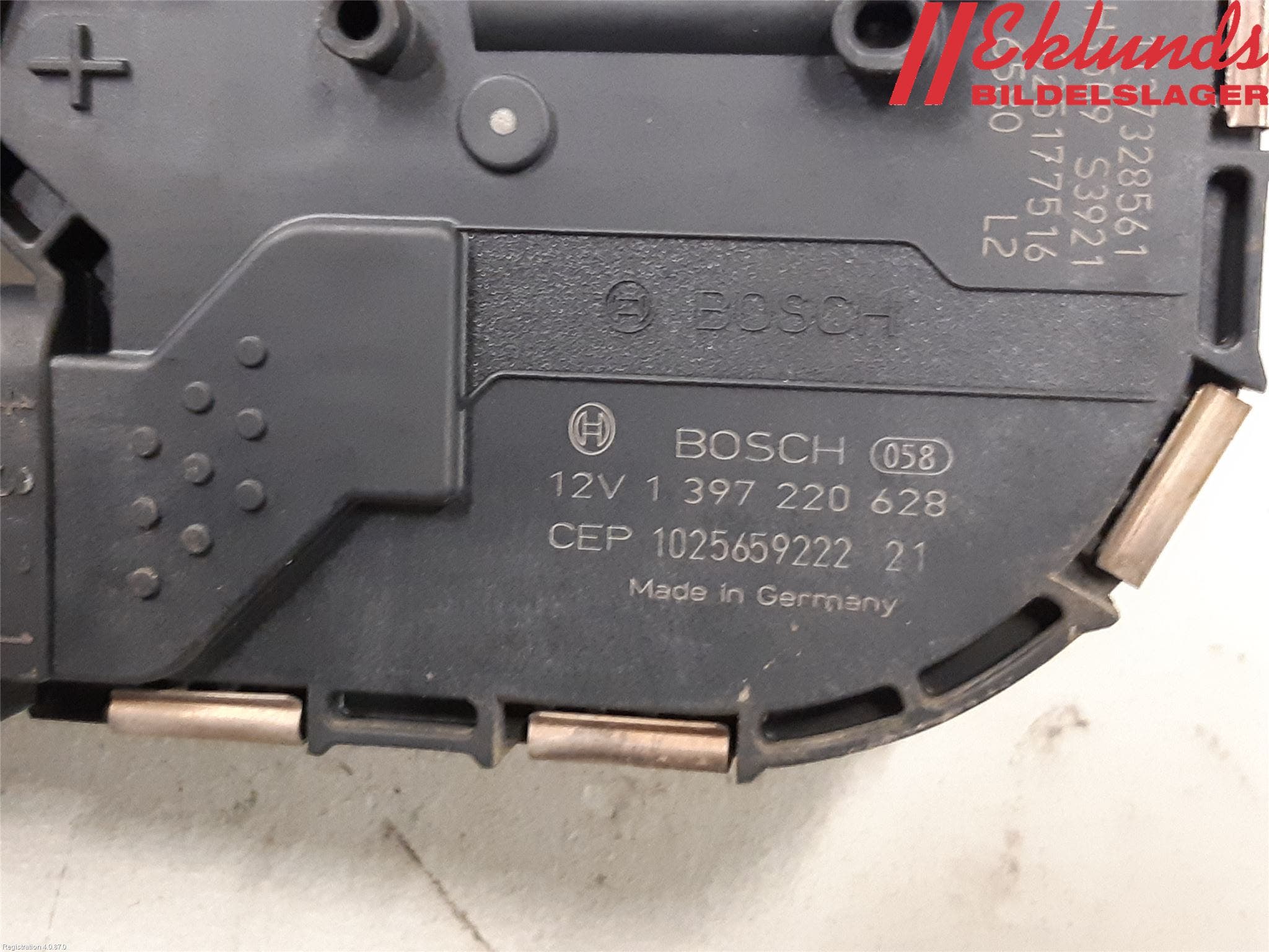 Volvo S60 11-13 Torkarmotor Vindruta