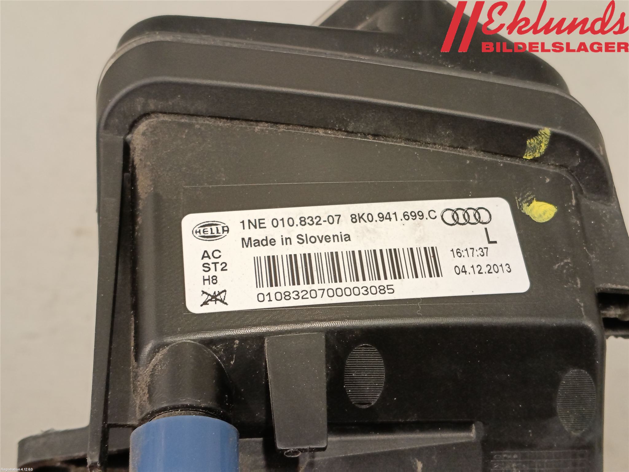 Audi A4 12-15 Dimljus-Varselljus Fram