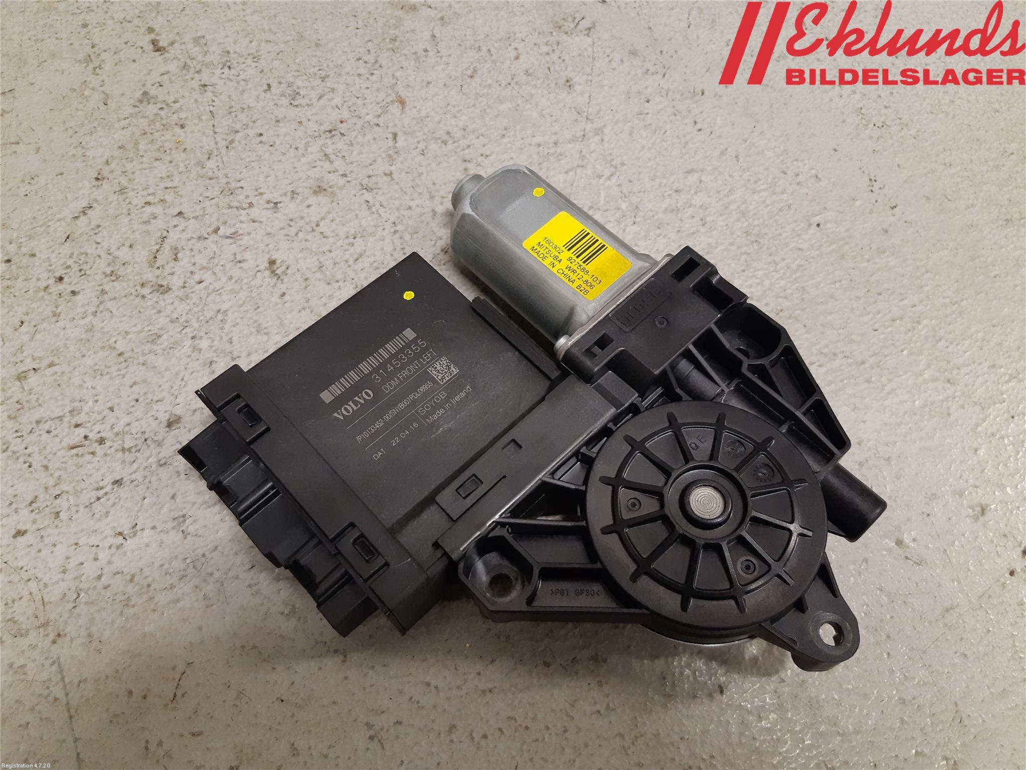 Volvo XC90/RECHARGE 16- Fönsterhissmotor