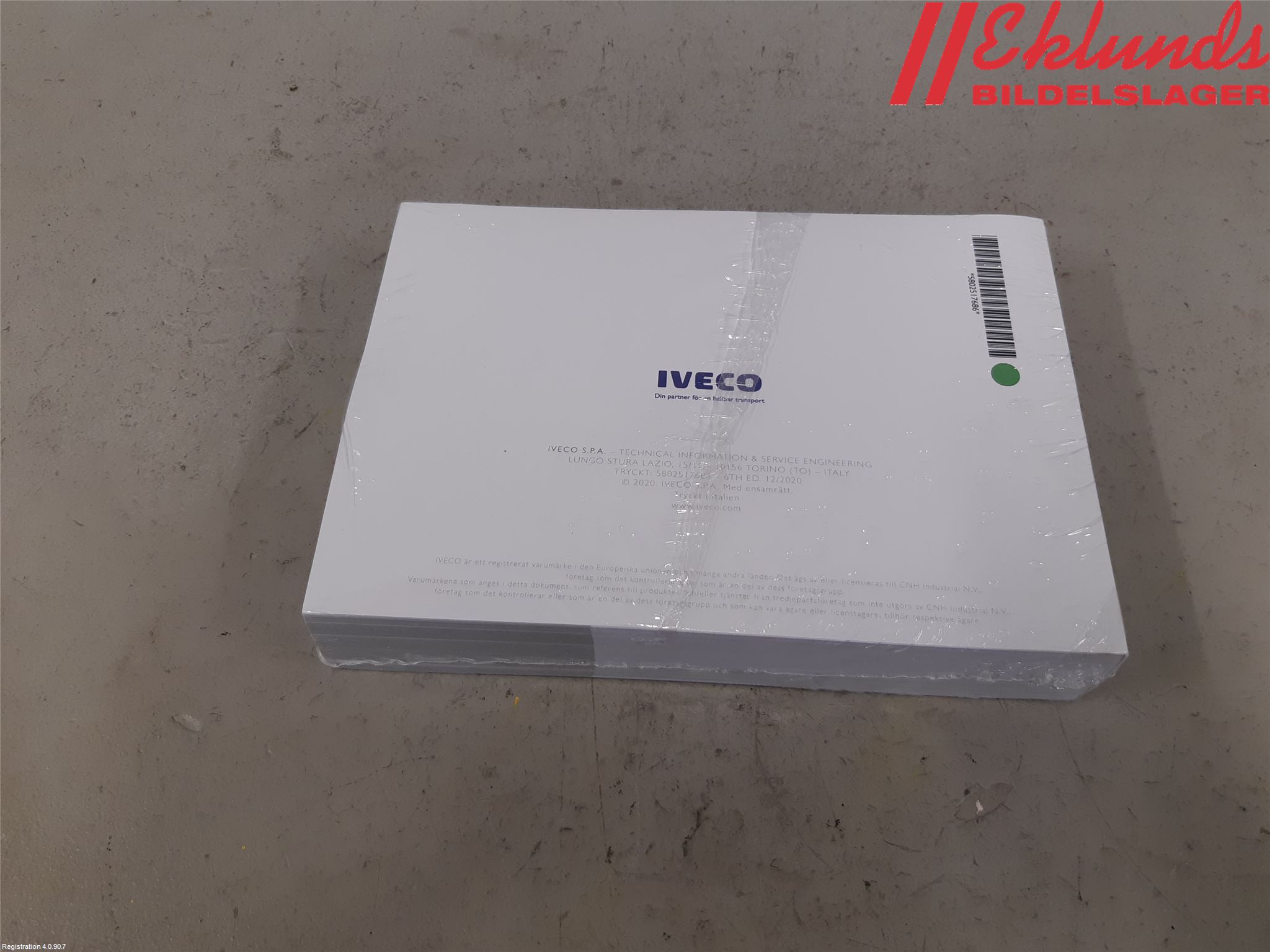 Iveco DAILY 14->> Instruktionsbok