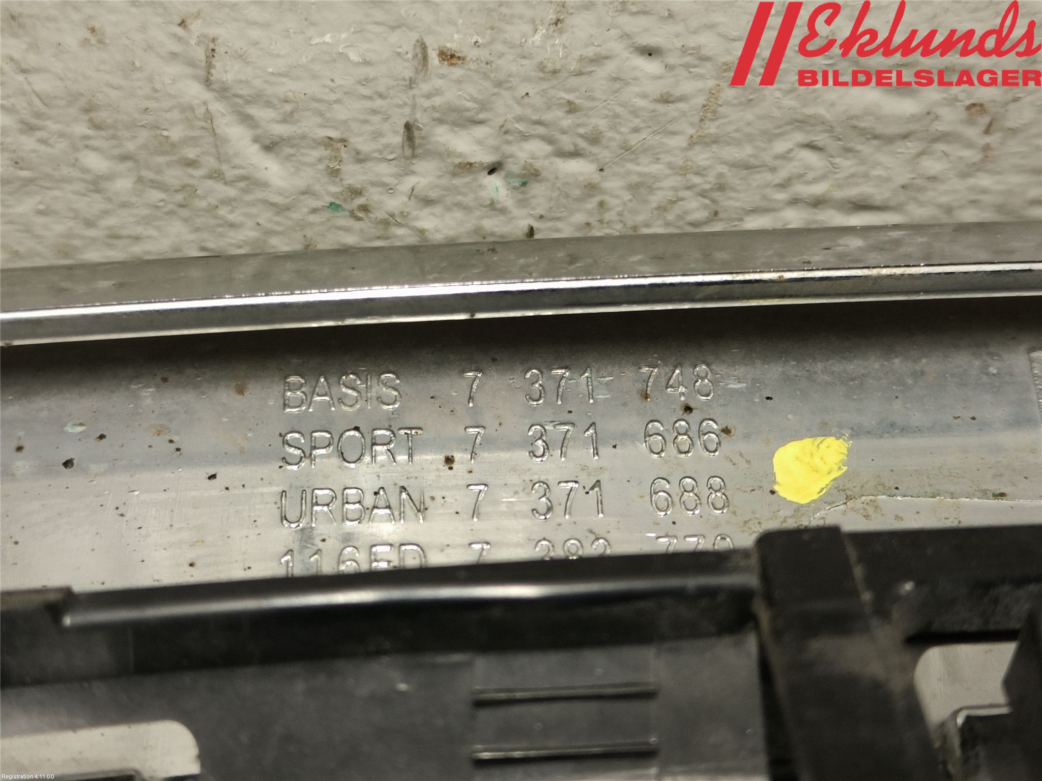 BMW 1 F20/F21 11-19 Grilldel Mitt