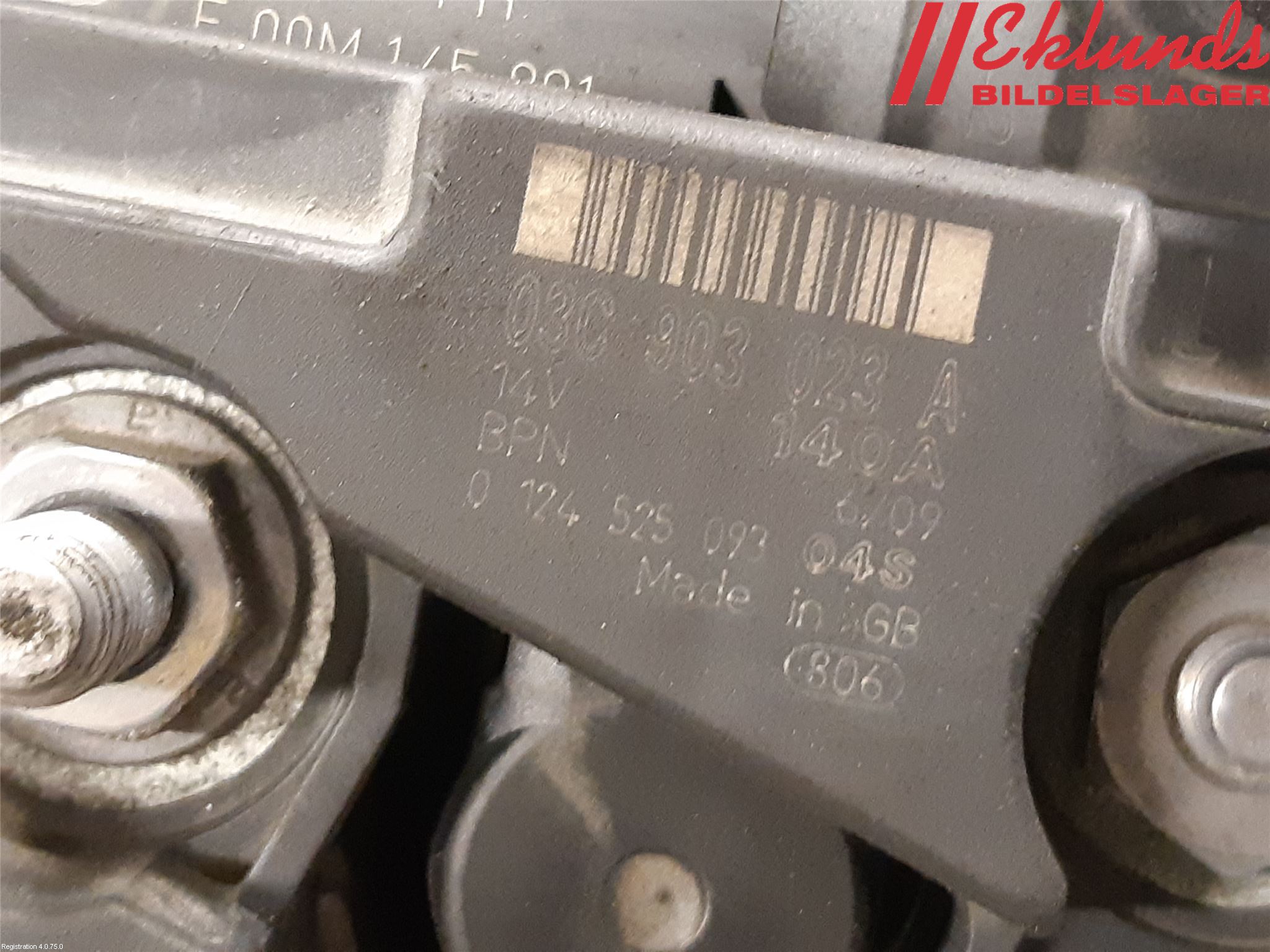 Volkswagen VW GOLF PLUS/CROSS GOLF 04-14 Generator