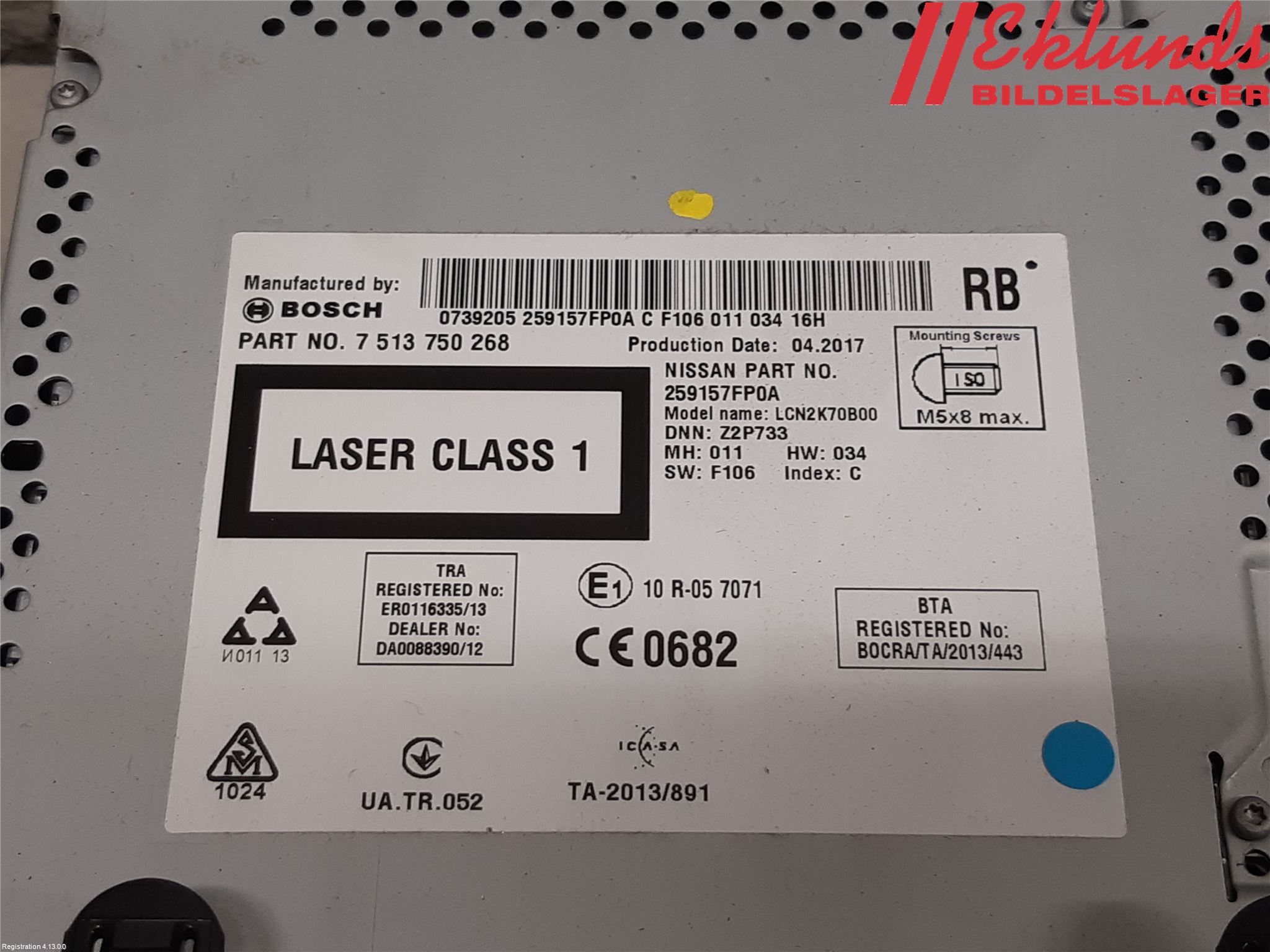 Nissan X-TRAIL 14-21 Gps Navigator