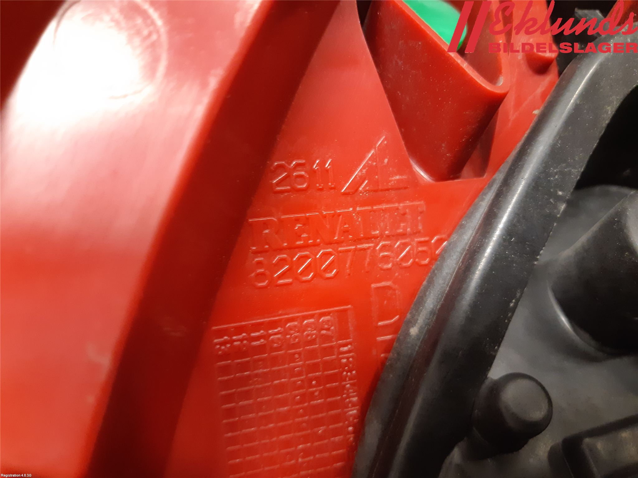 Renault CLIO III  09-12 Bakljus Höger