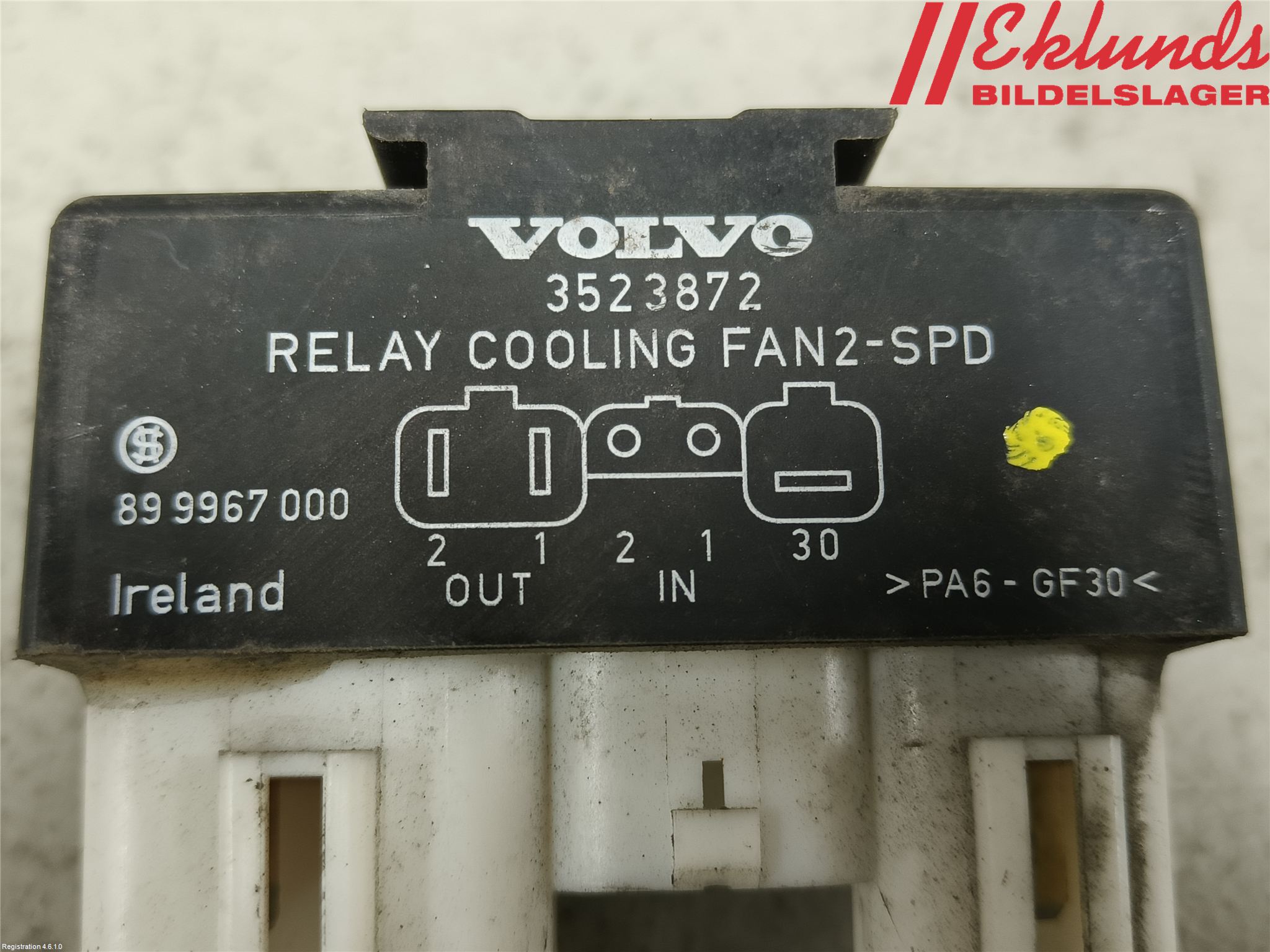 Volvo 940 91-98 Relä Kylfläkt