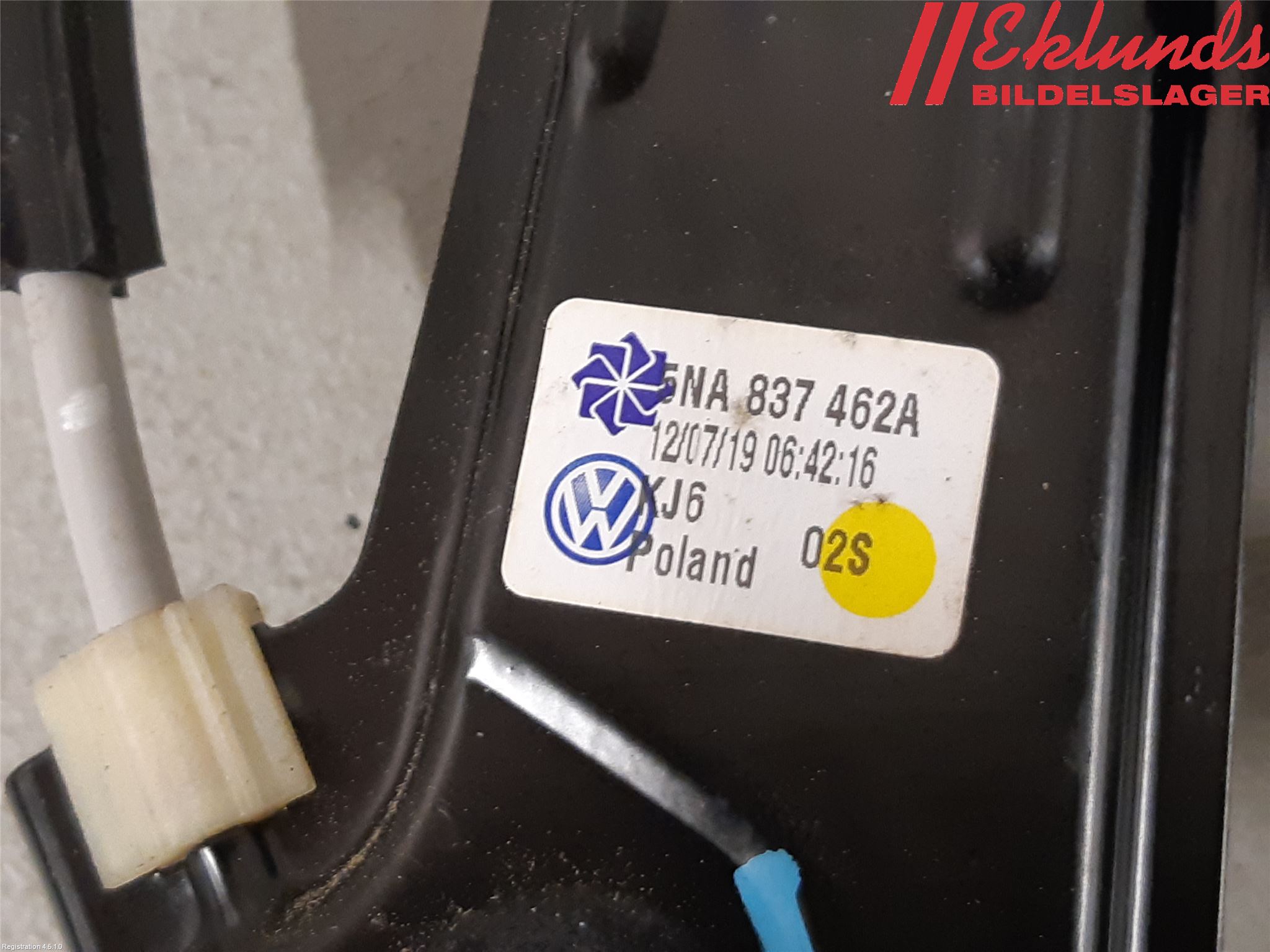 Volkswagen VW TIGUAN 16-24 Fönsterhiss El Kompl