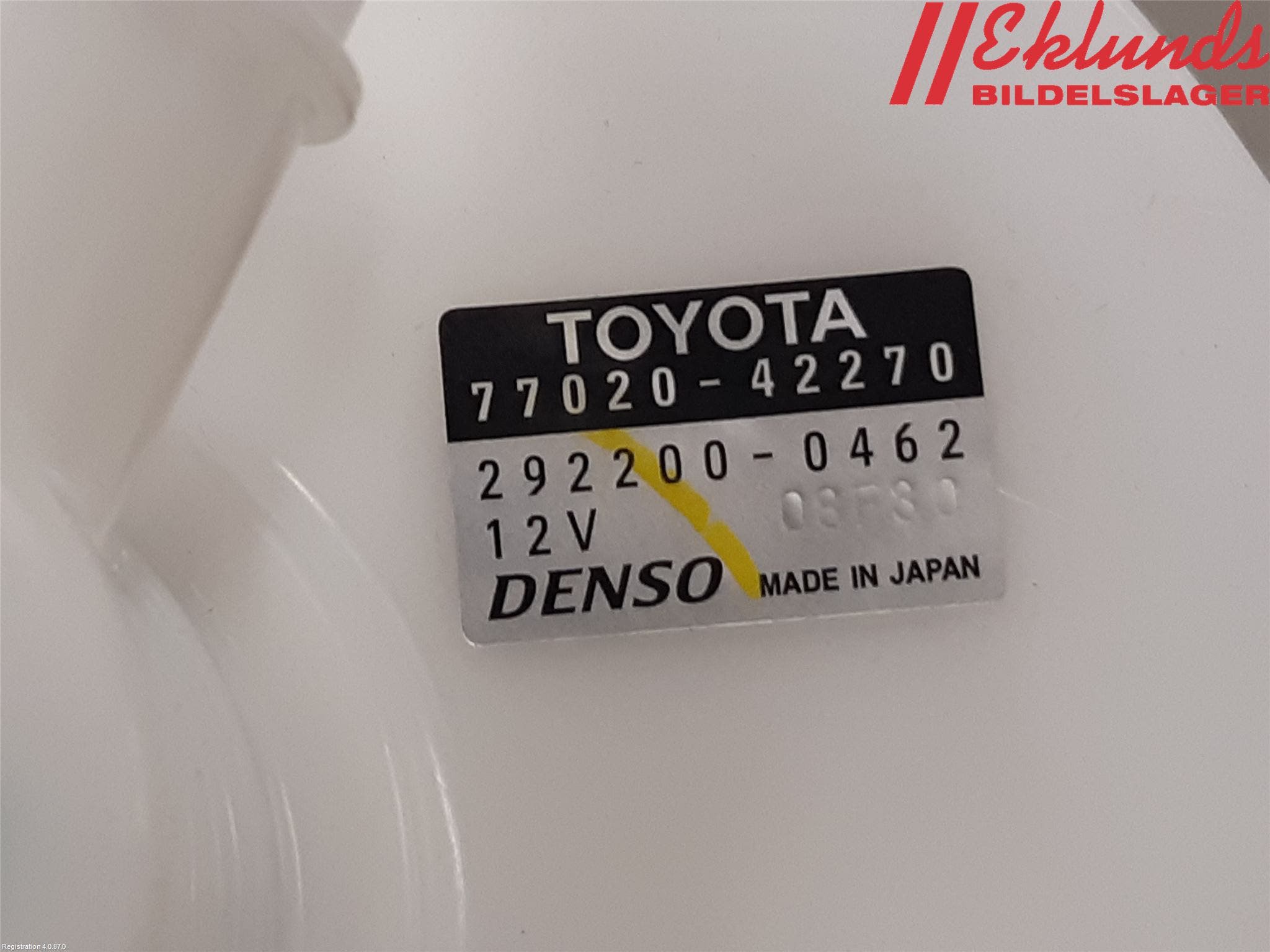 Lexus NX 340h/450h+ 21- Bränslepump El