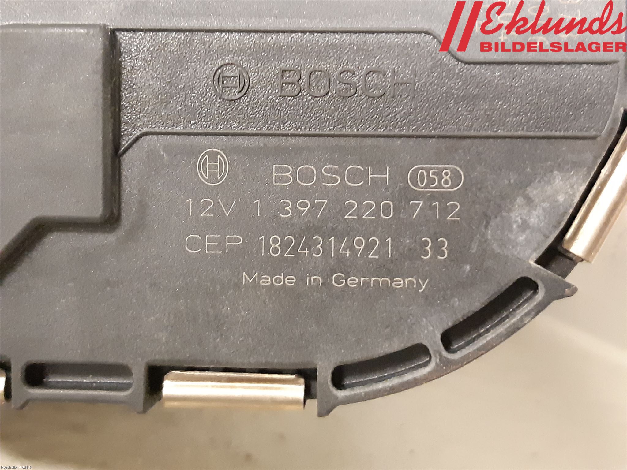 Skoda OCTAVIA (5E) 13-20 Torkarmotor Vindruta