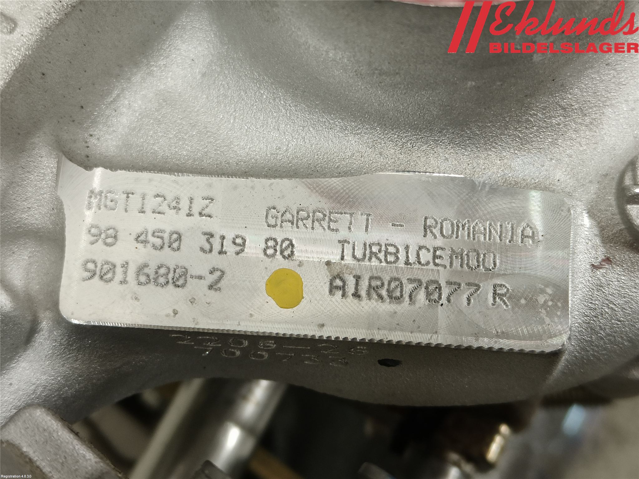 Peugeot 3008 17-24 Turboaggregat