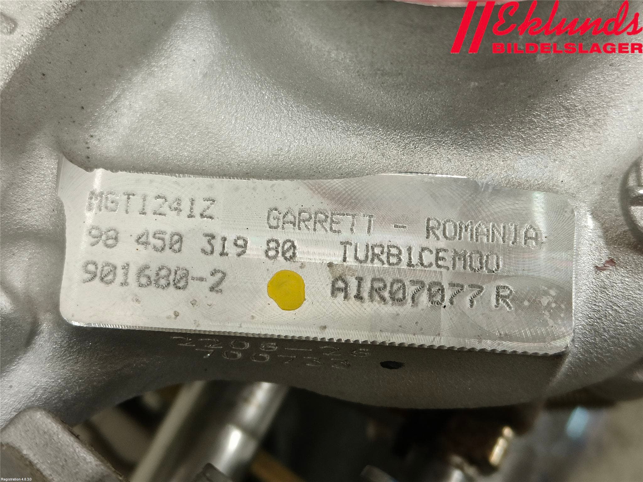 Peugeot 3008 17-24 Turboaggregat