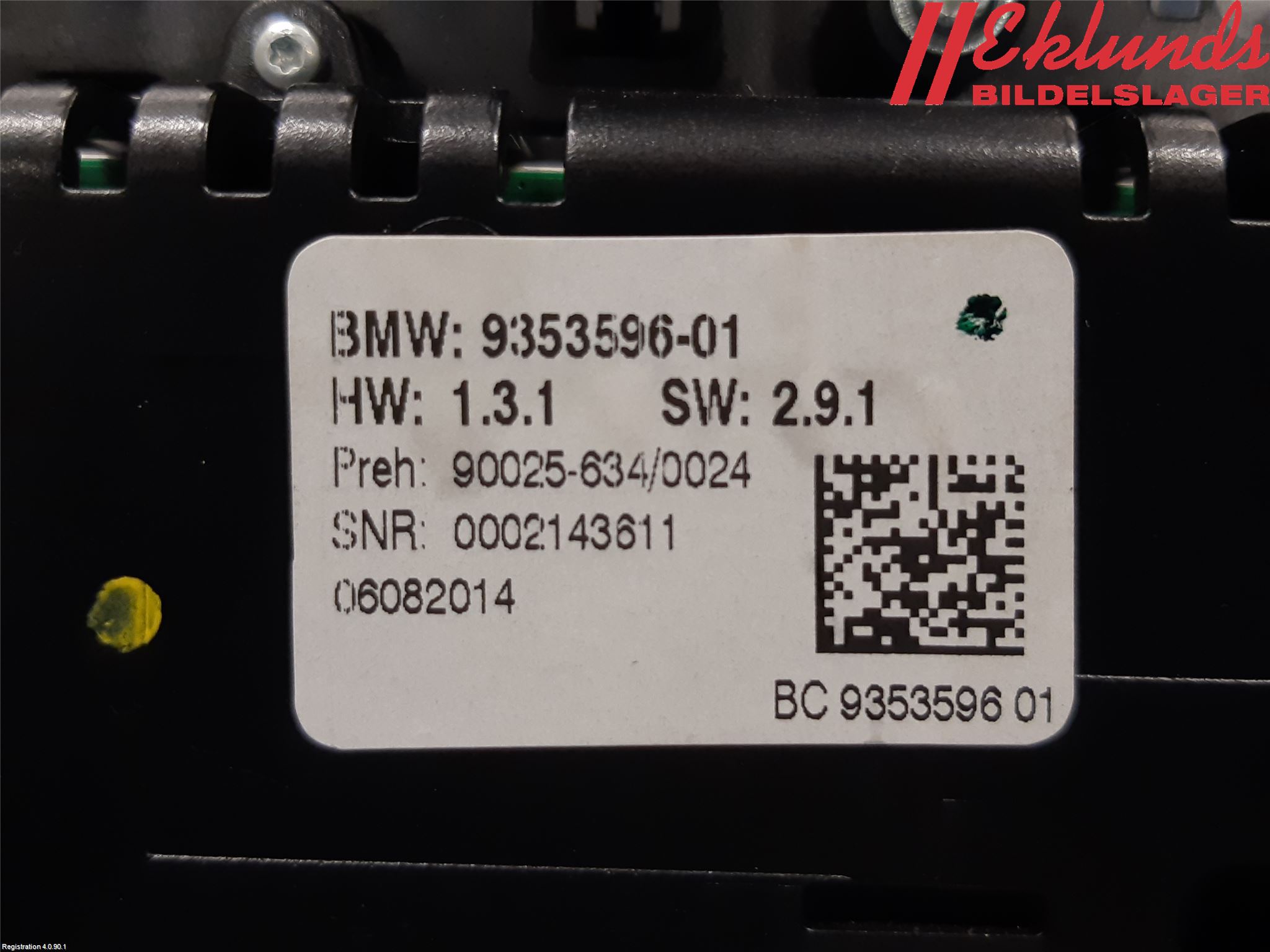 BMW 5 F10/F11/F18 09-17 Cd Radio - Multimediapanel