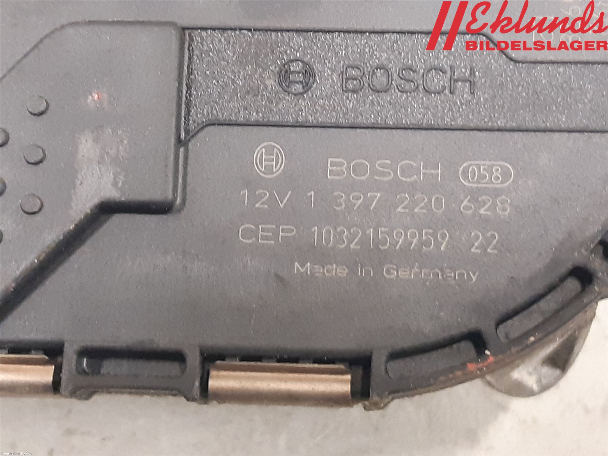 Volvo S60 11-13 Torkarmotor Vindruta