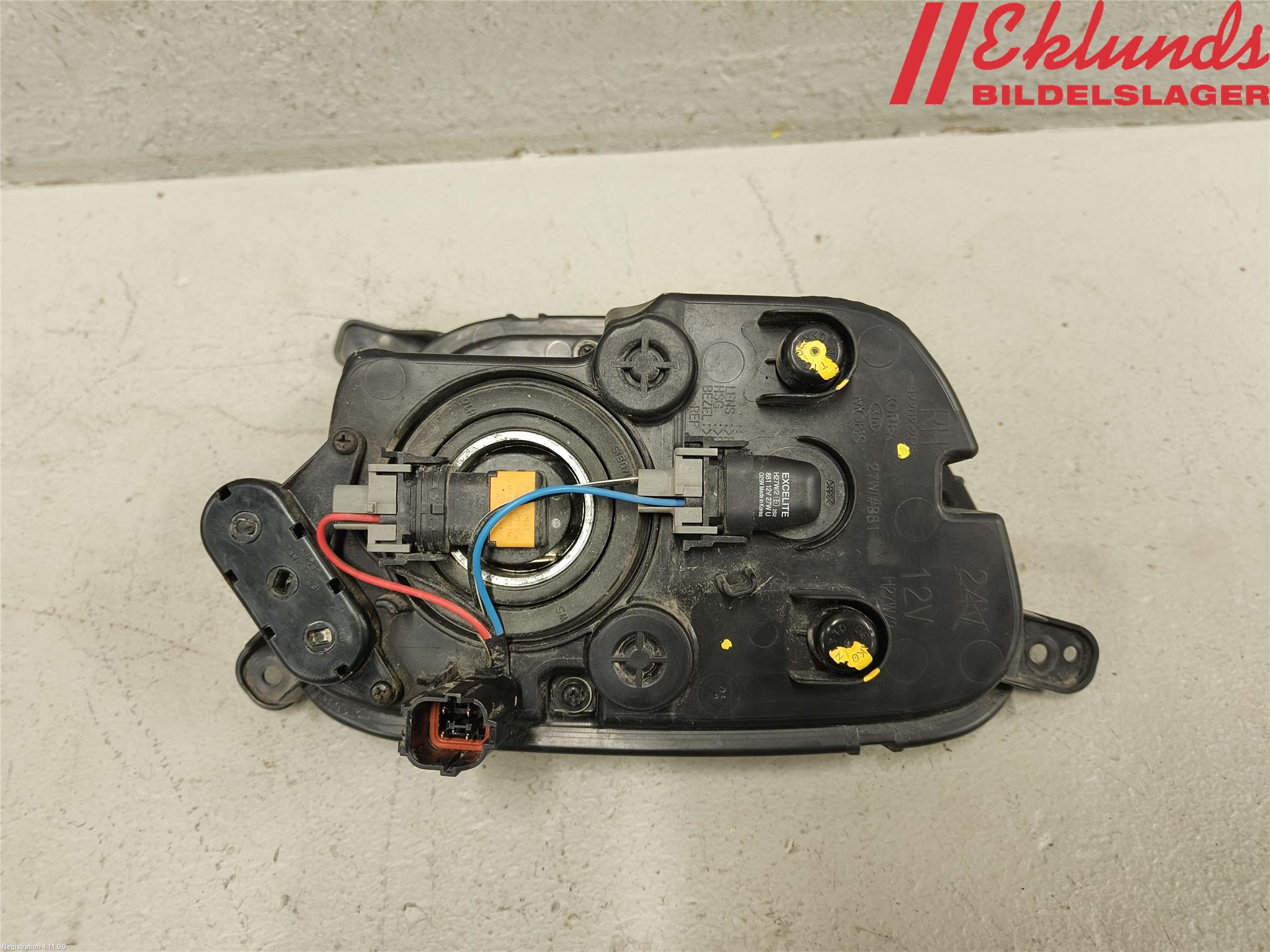 Kia SORENTO 10-14 Dimljus-Varselljus Fram