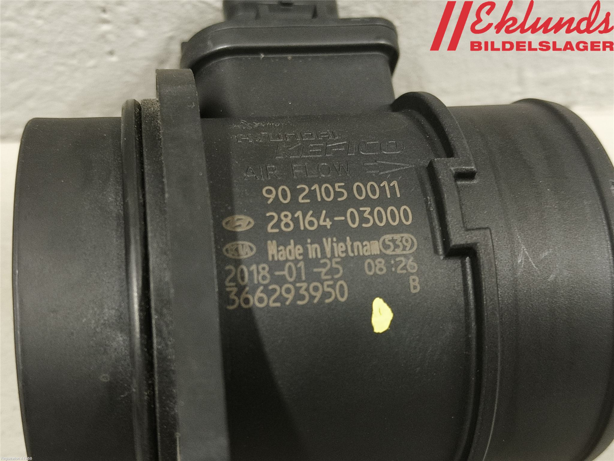 Kia NIRO (DE) 17-22 Injluftmassamätare