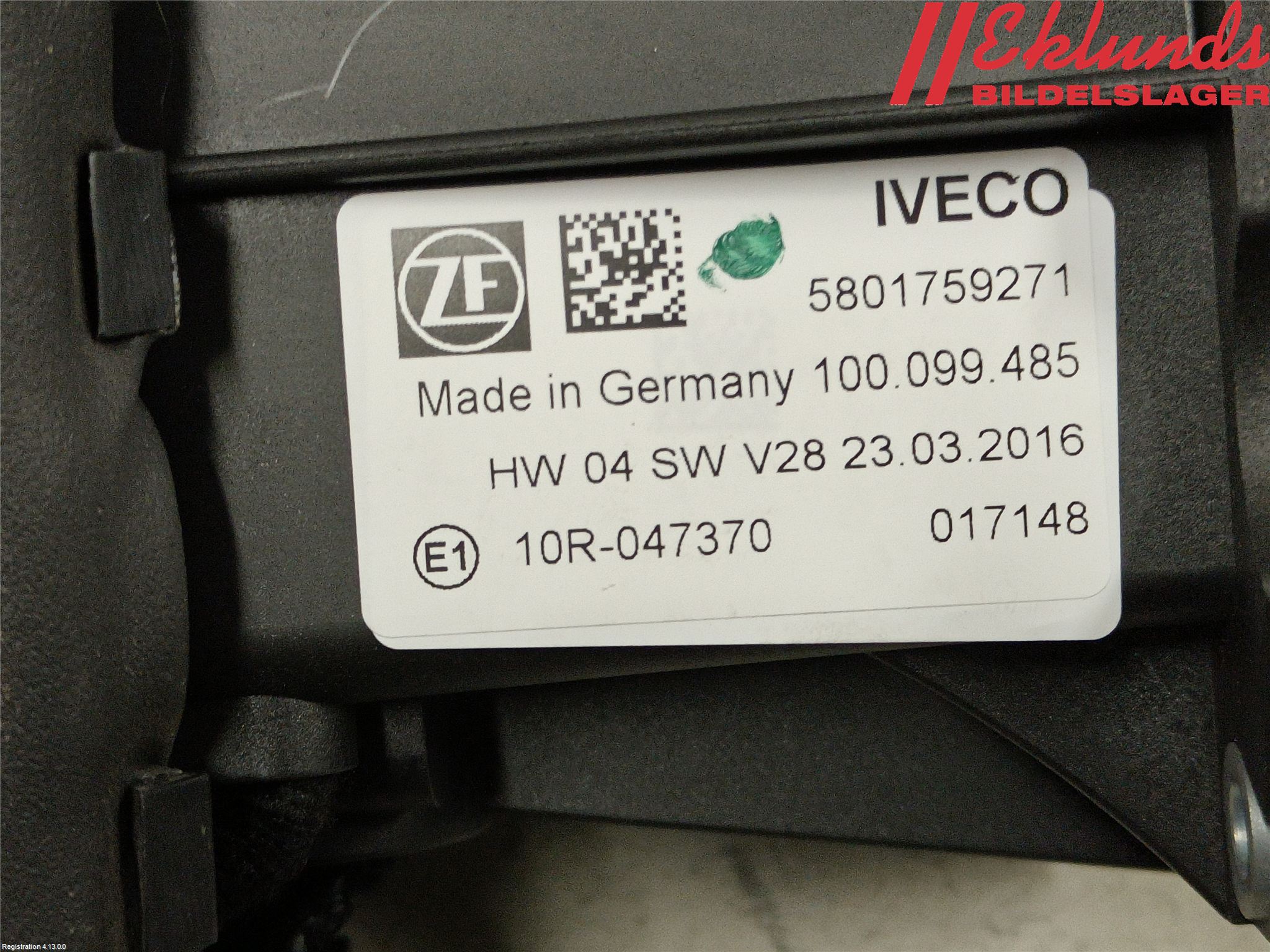 Iveco DAILY 14->> Växelspak