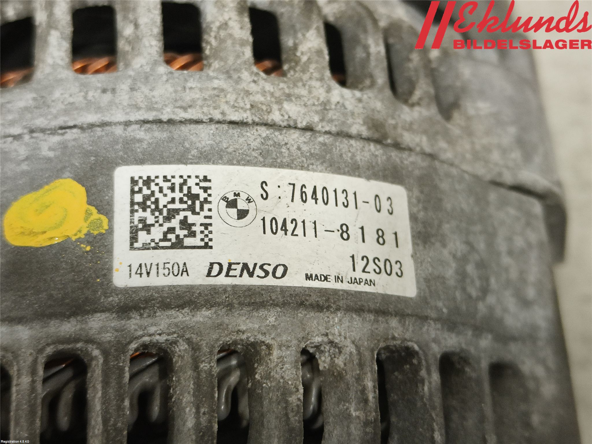BMW X1 F48 15-22 Generator