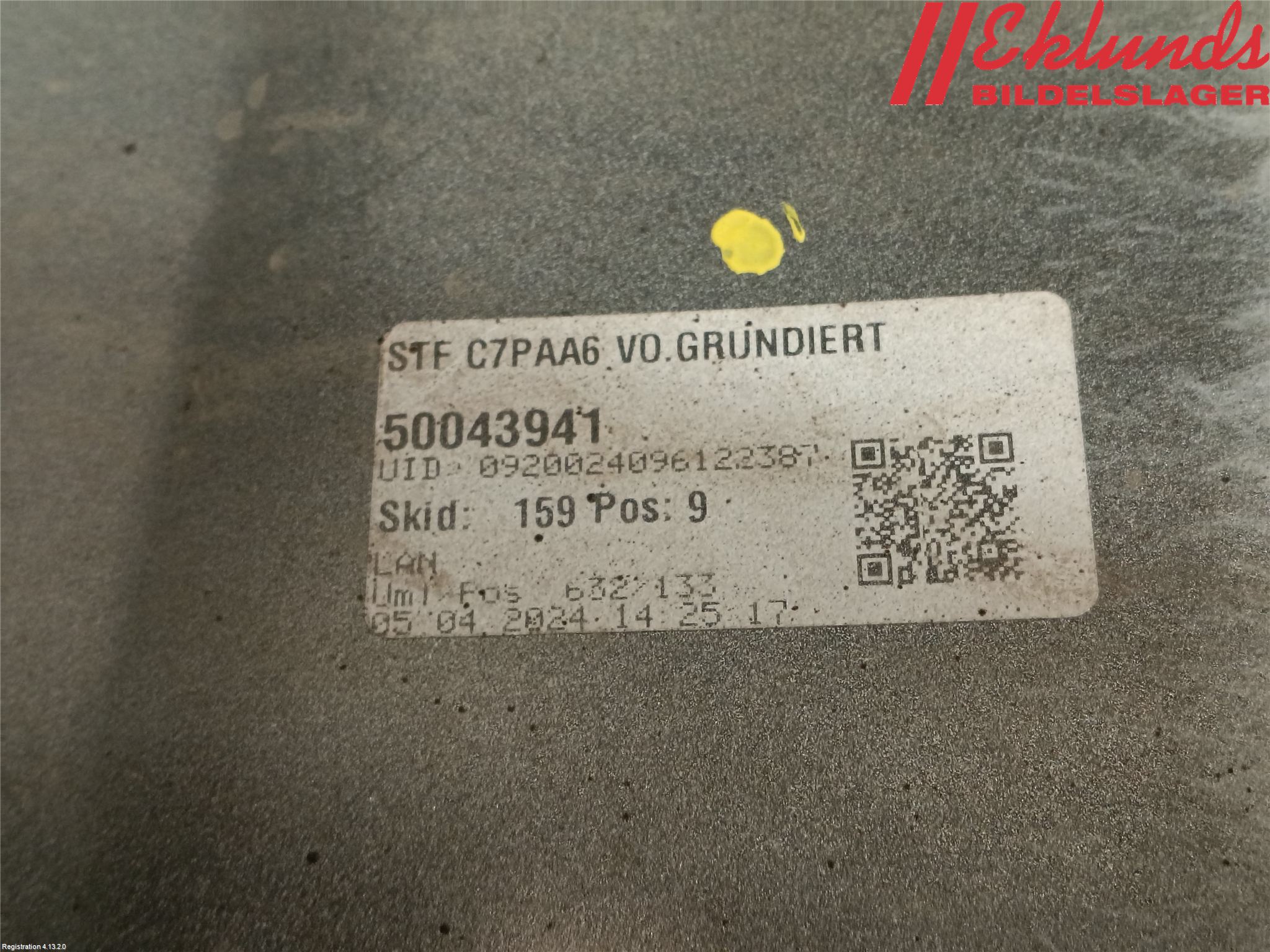 Audi A6/S6 4G 11-18 Stötfångarbeklädnad Fram