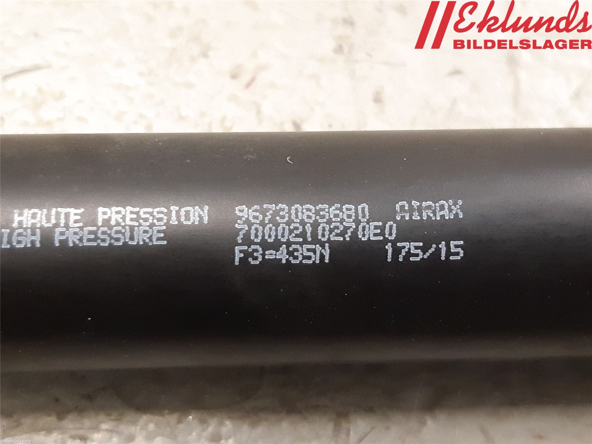 Peugeot PEUGOT 208 16-19 Gasfjäder Baklucka