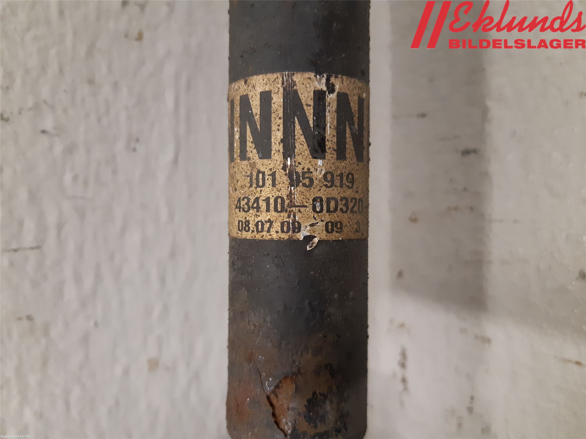 Toyota YARIS XP90 06-11 Drivaxel Fram Höger