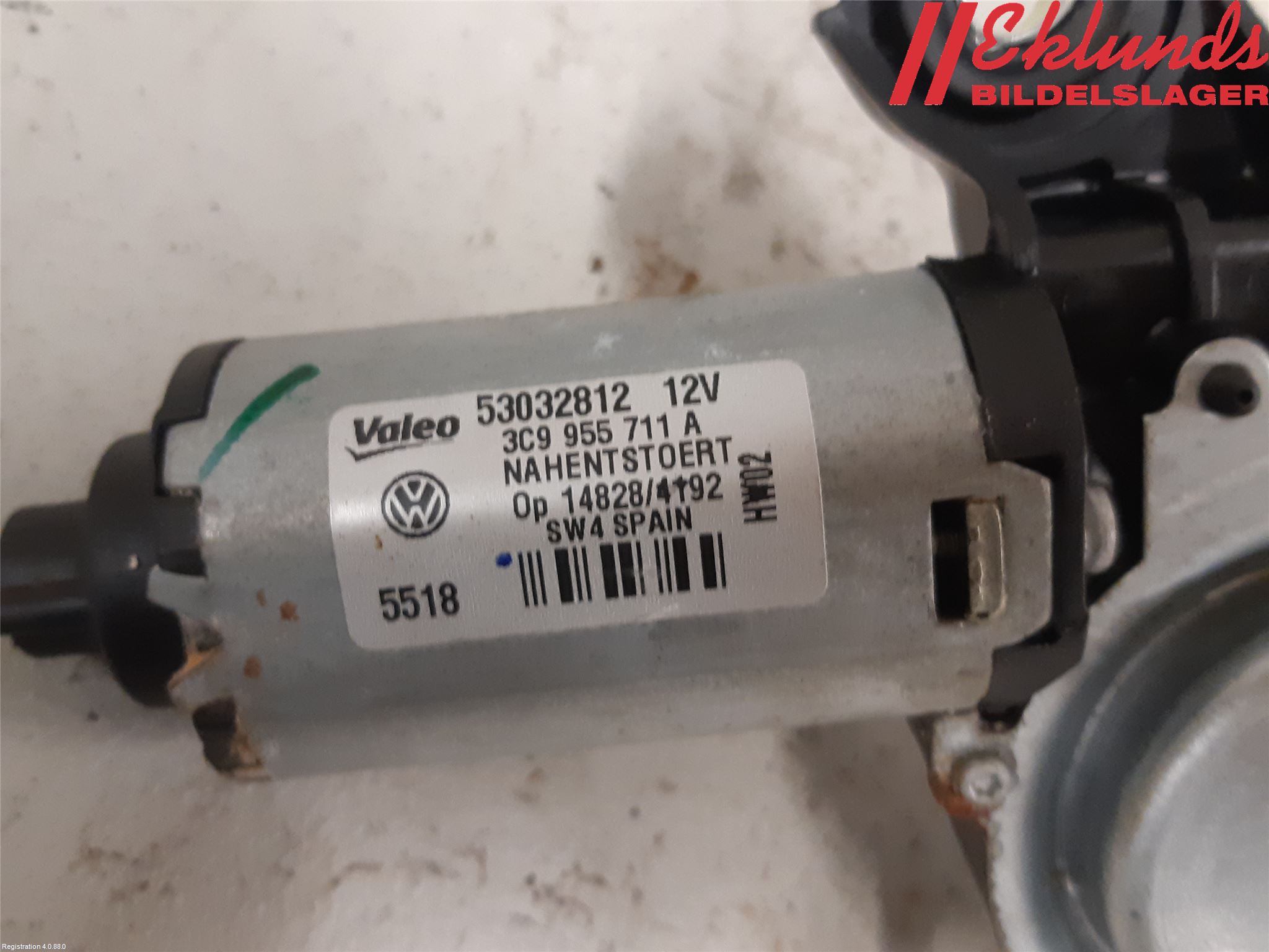 Volkswagen VW PASSAT 05-11 Torkarmotor Baklucka