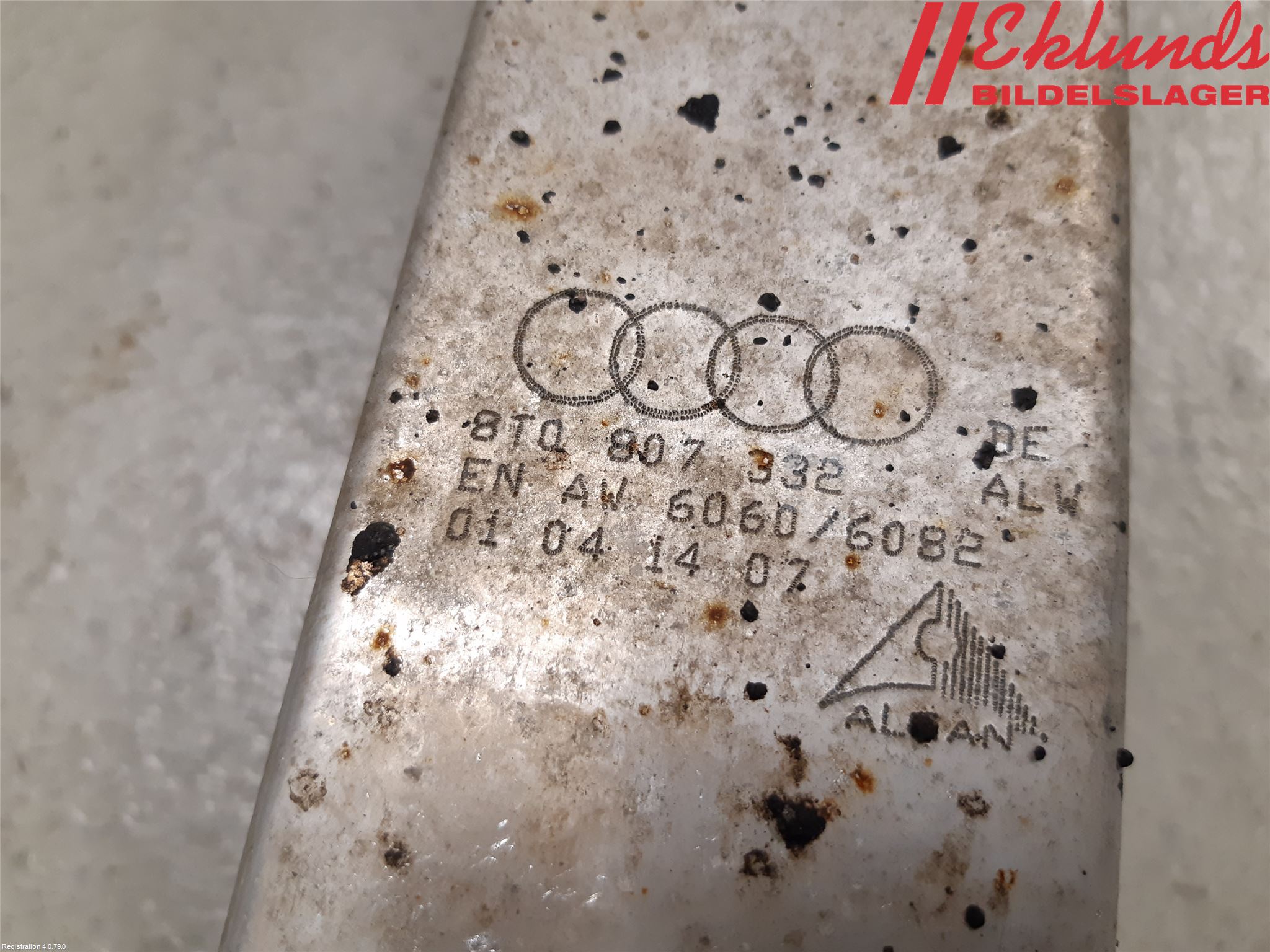 Audi A5 07-16 Stötfångarbärjärn Bak