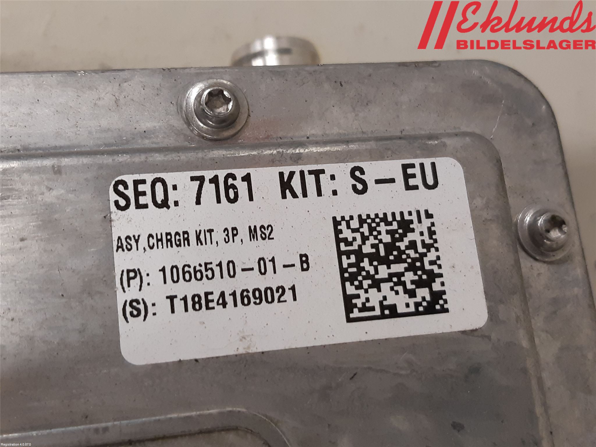 Tesla MODEL S 13- Batteriladdare Högspänning