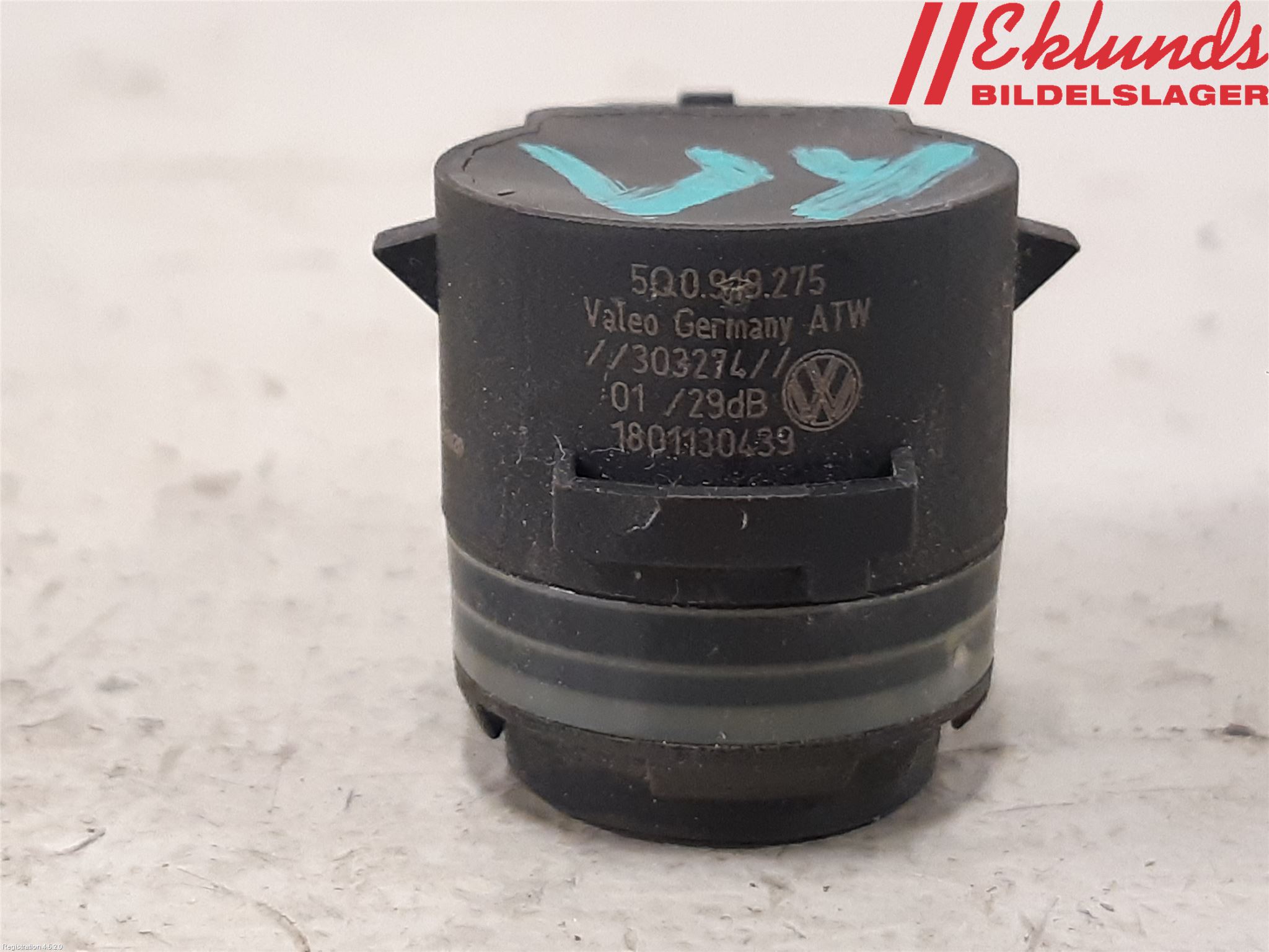 Volkswagen VW GOLF / E-GOLF VII 13-20 Parkeringshjälp Frontsensor