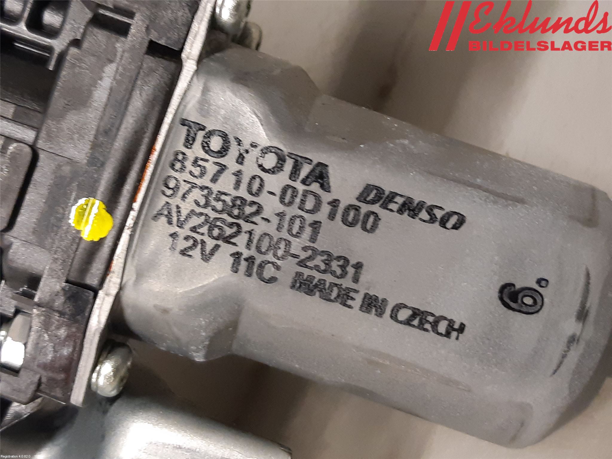 Toyota YARIS XP130 15-20 Fönsterhiss El Kompl