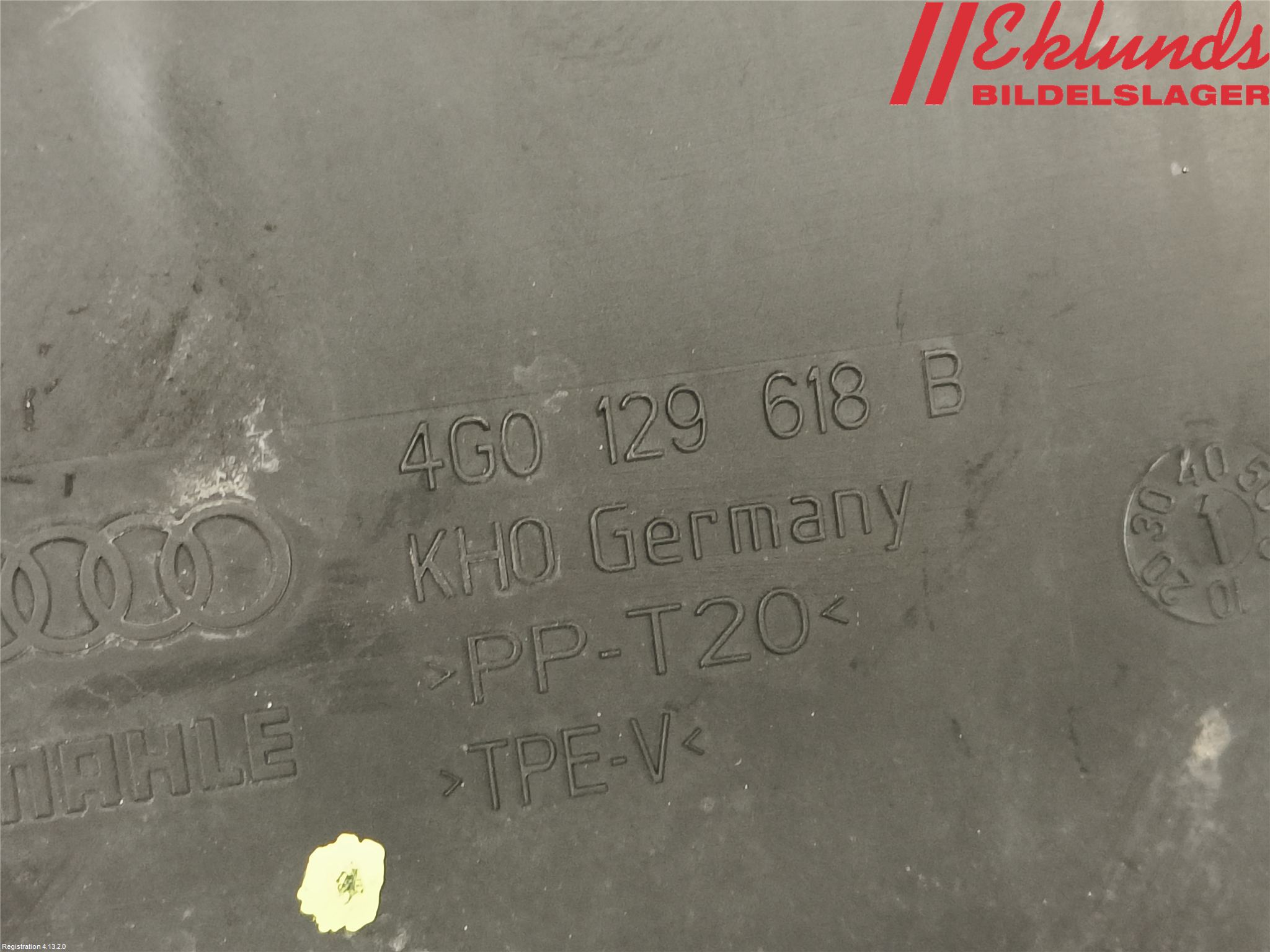 Audi A6/S6 4G 11-18 Deflektor Plåt-Plast Kylning