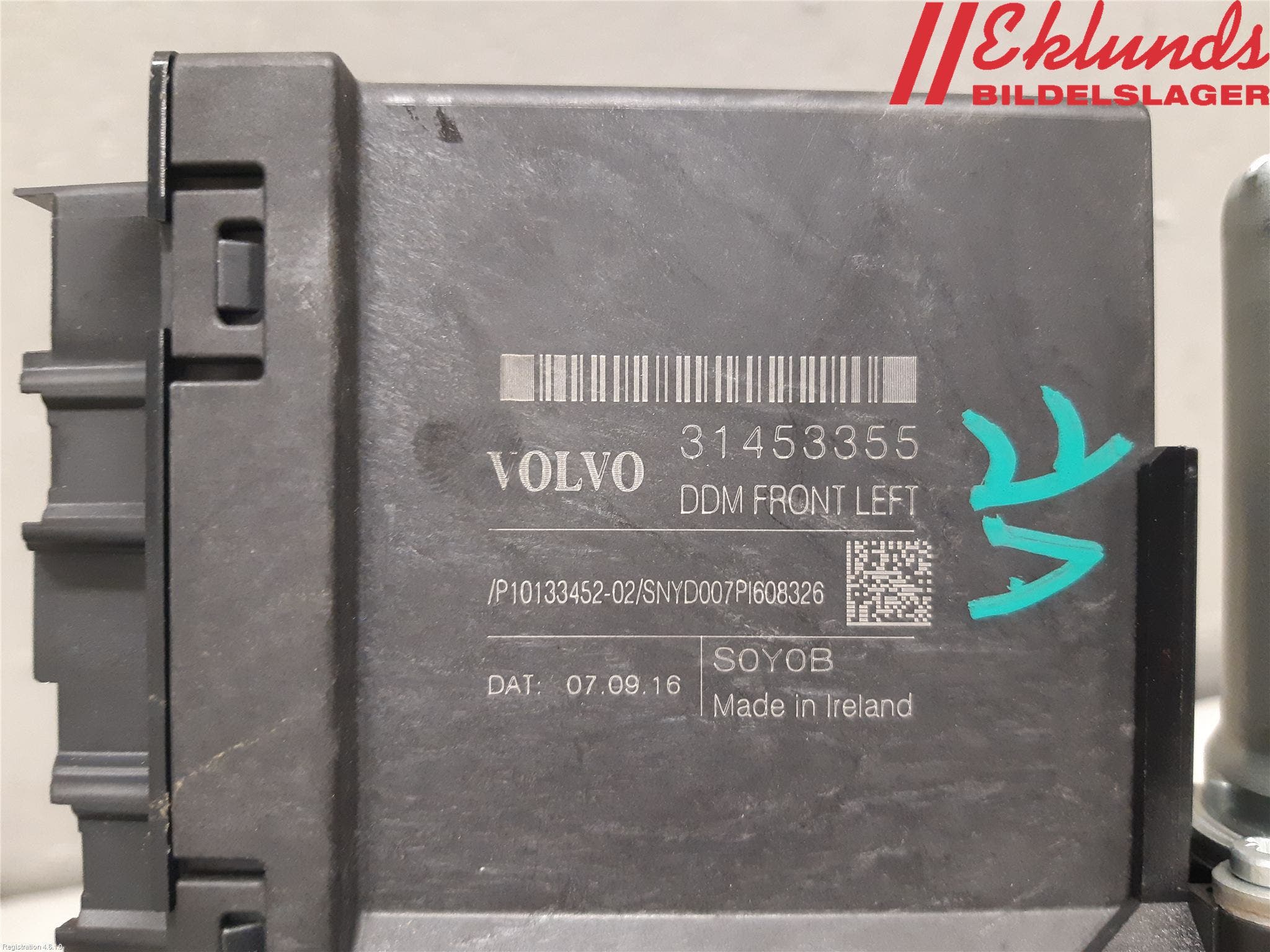 Volvo XC90/RECHARGE 16- Fönsterhissmotor