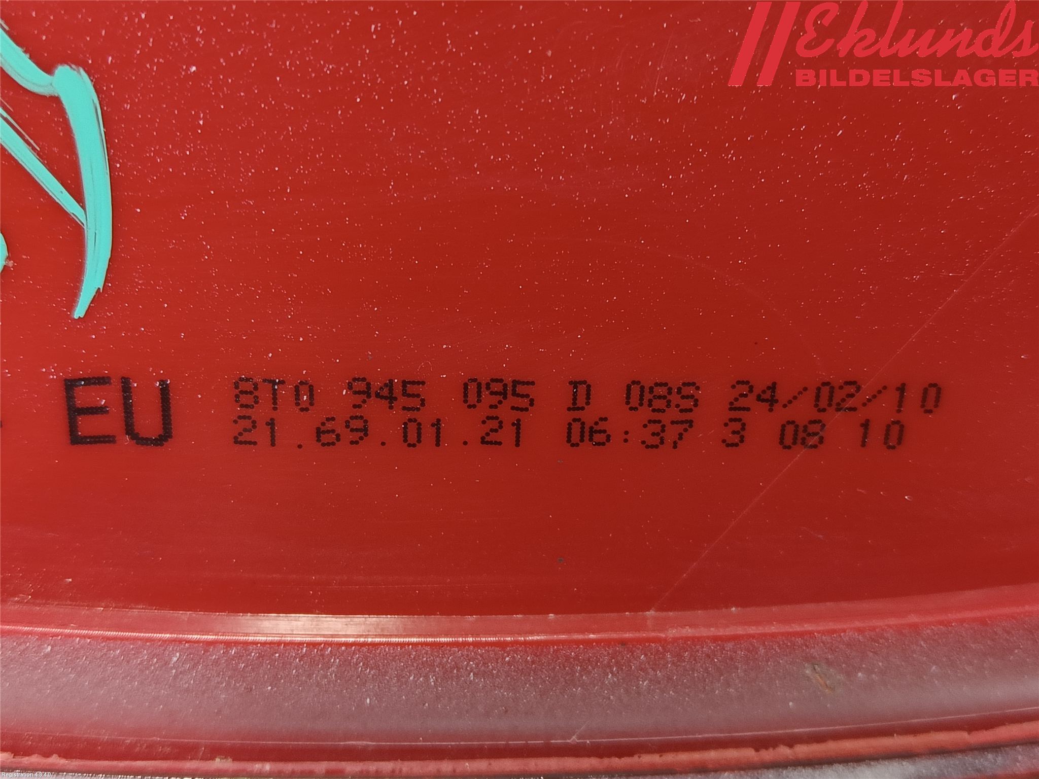 Audi A5 07-16 Bakljus Vänster