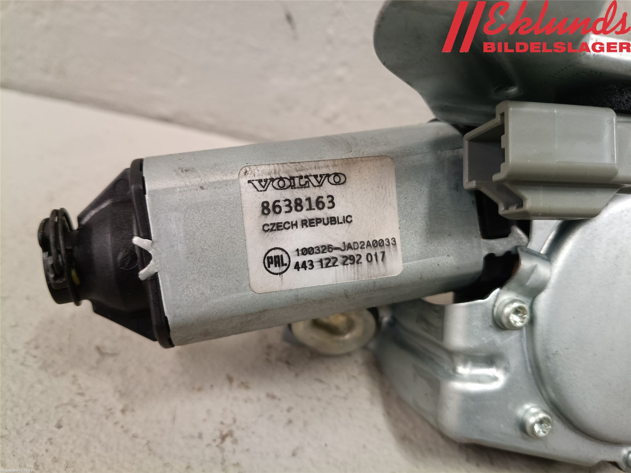 Volvo XC90 07-14 Torkarmotor Baklucka