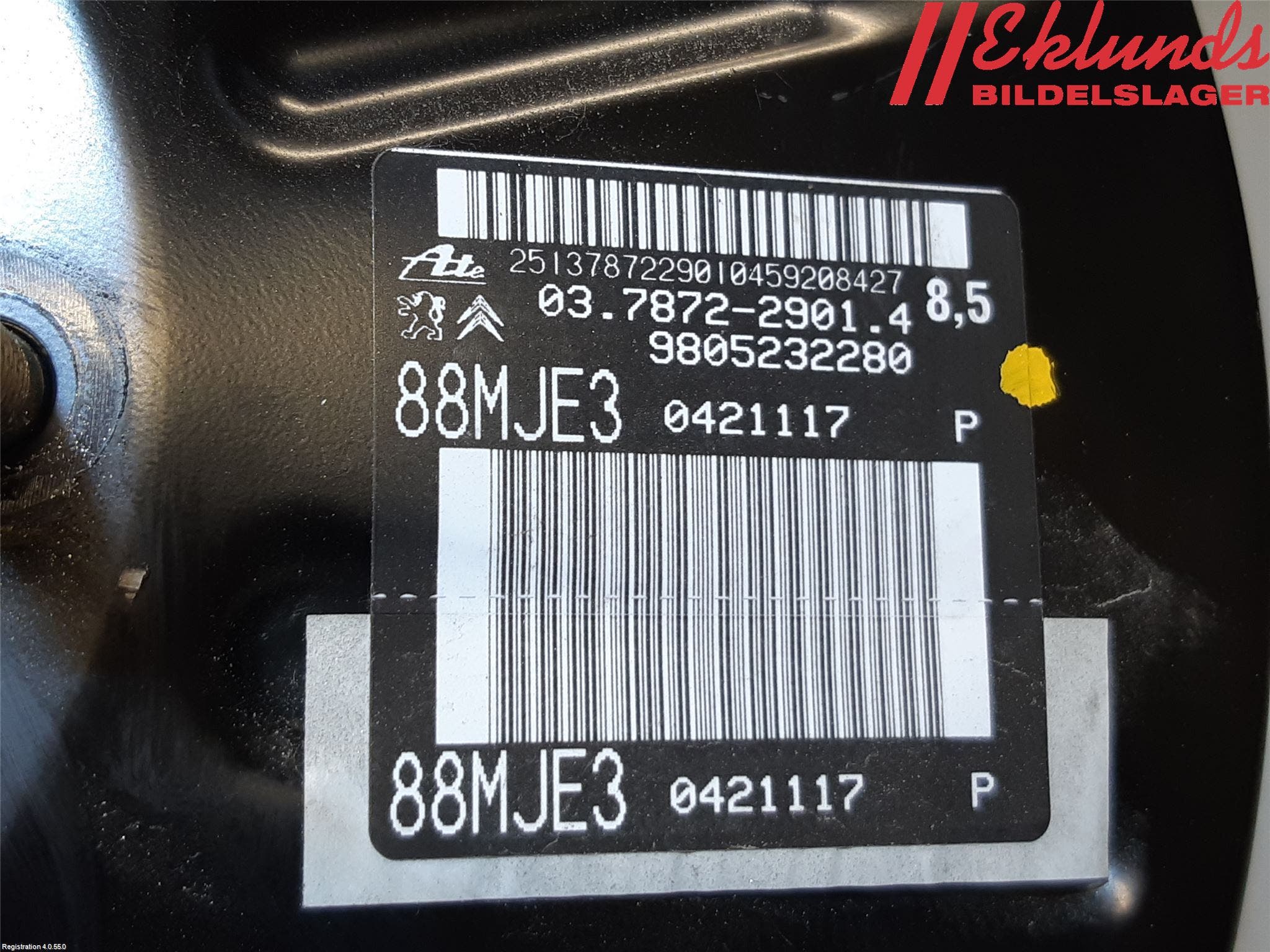 Peugeot EXPERT/E-EXPERT 17- Bromsservo