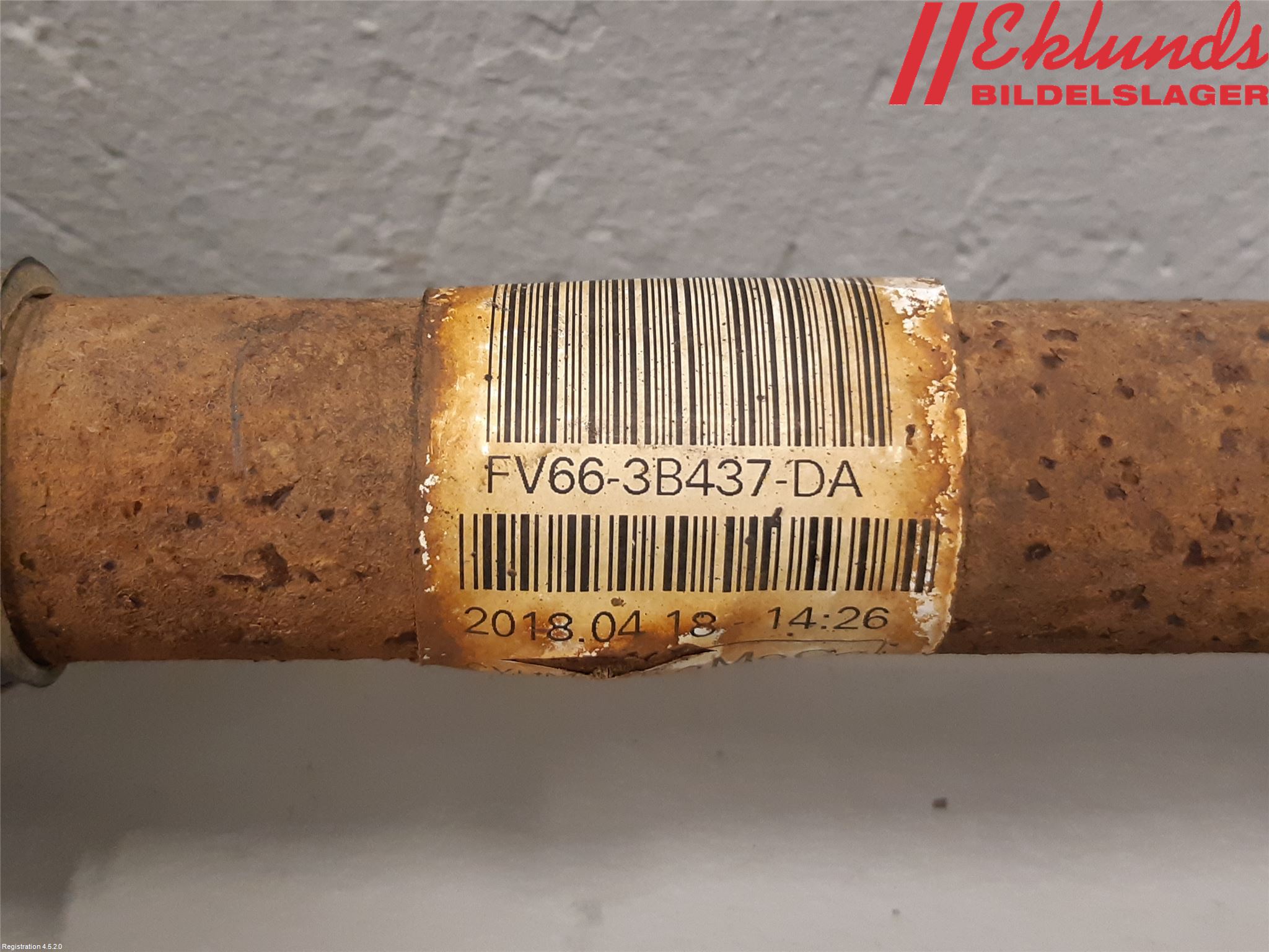 Ford TRANSIT/TOURNEO CONNECT 13-22 Drivaxel Fram Vänster