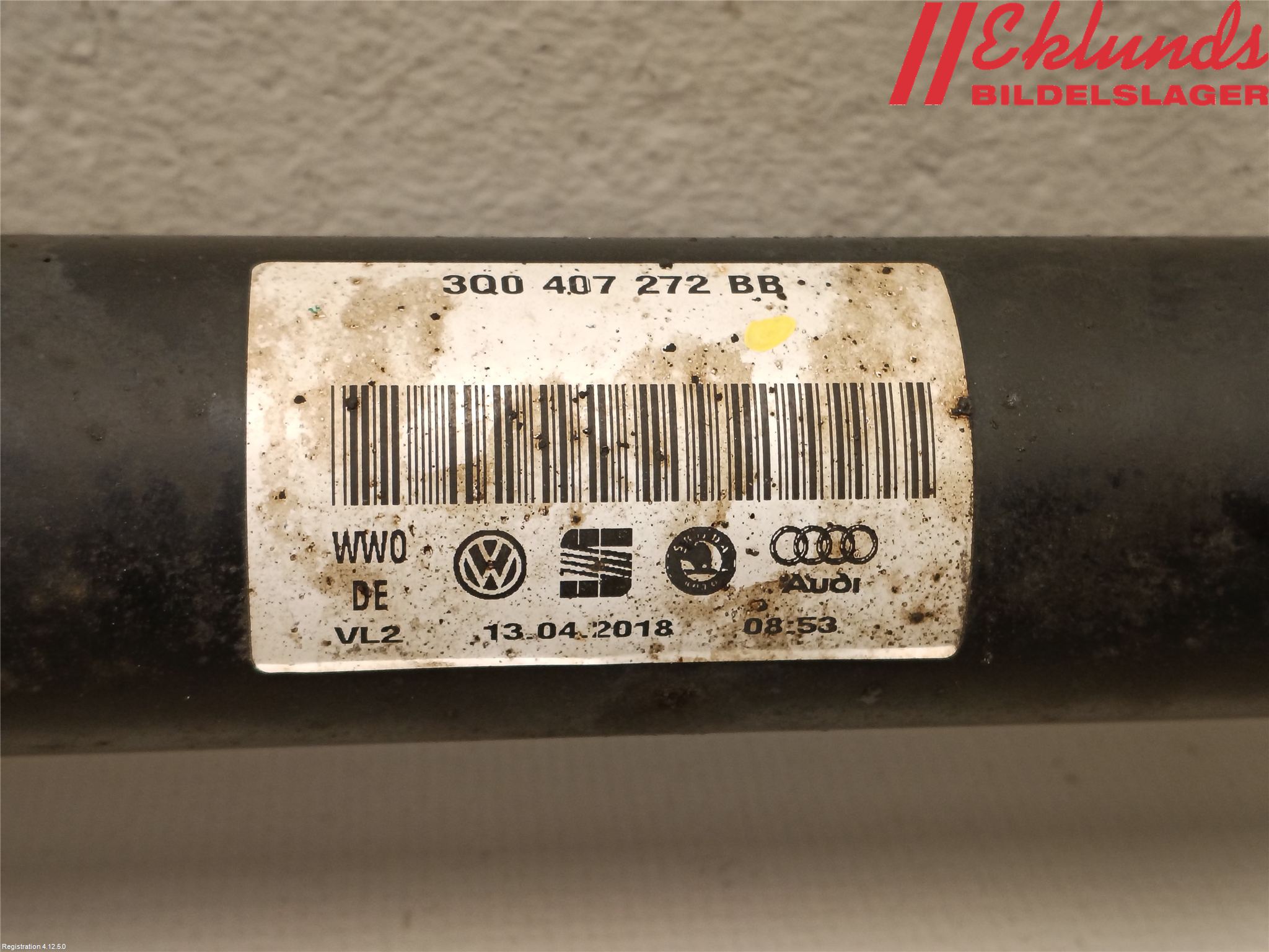 Volkswagen VW PASSAT 15-19 Drivaxel Fram Höger