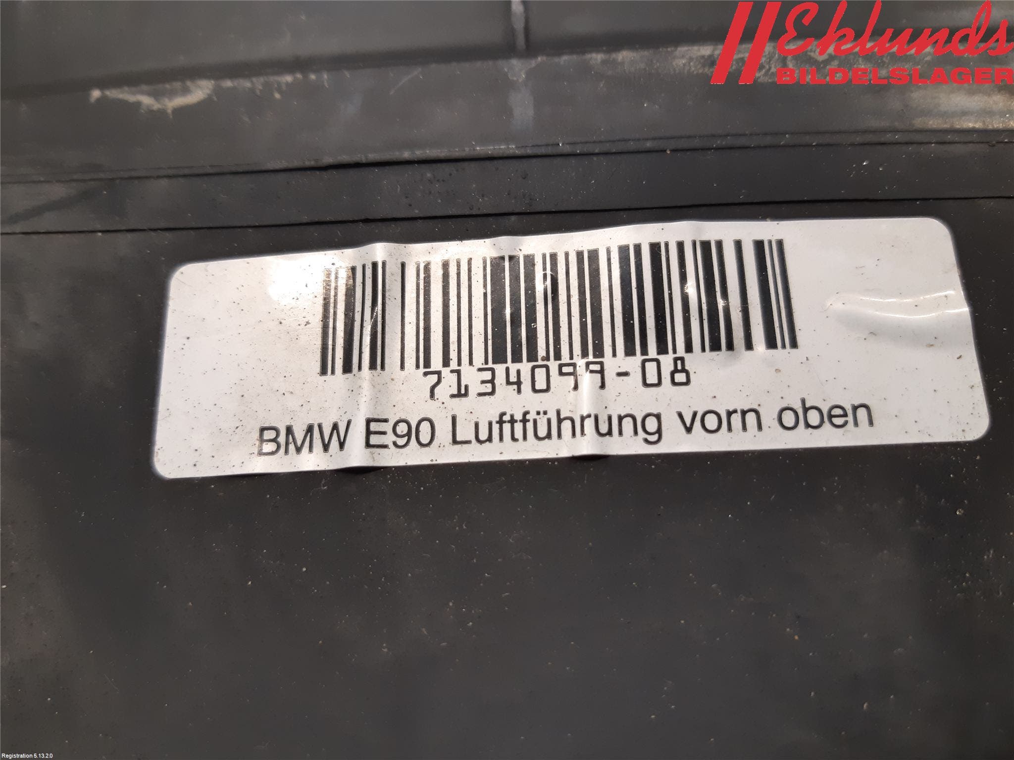 BMW 3 E90/91 SED/TOU 05-12 Deflektor Plåt-Plast Kylning
