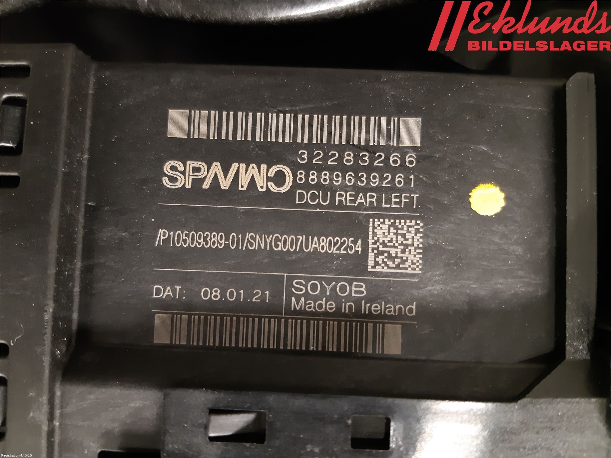 Volvo XC60 18- Fönsterhiss El Kompl