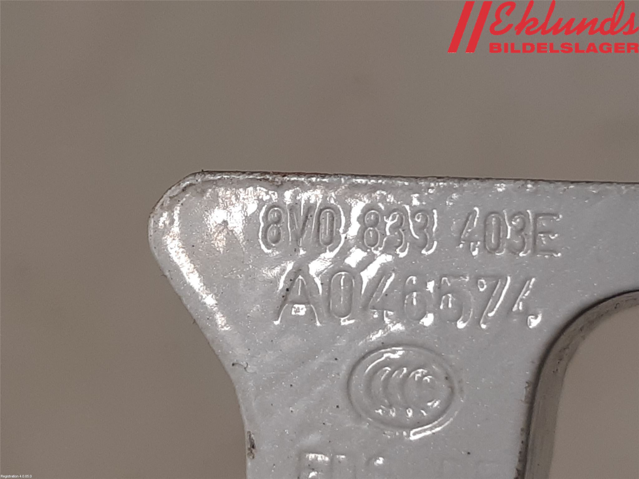 Audi A3/S3 8V 13-20 Dörrgångjärn