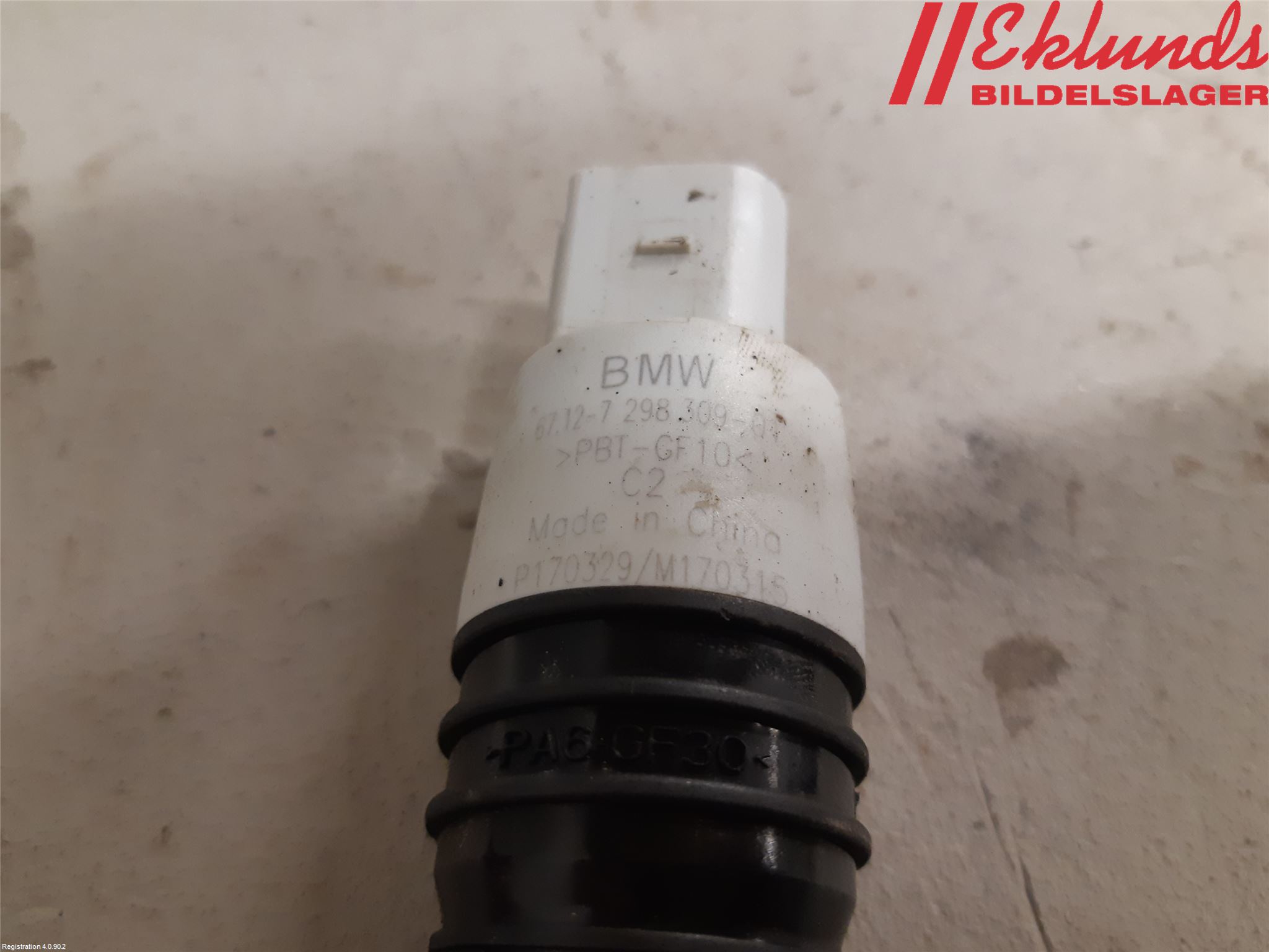 BMW 3 F30/F31/F80 12-19 Spolarpump Vindruta