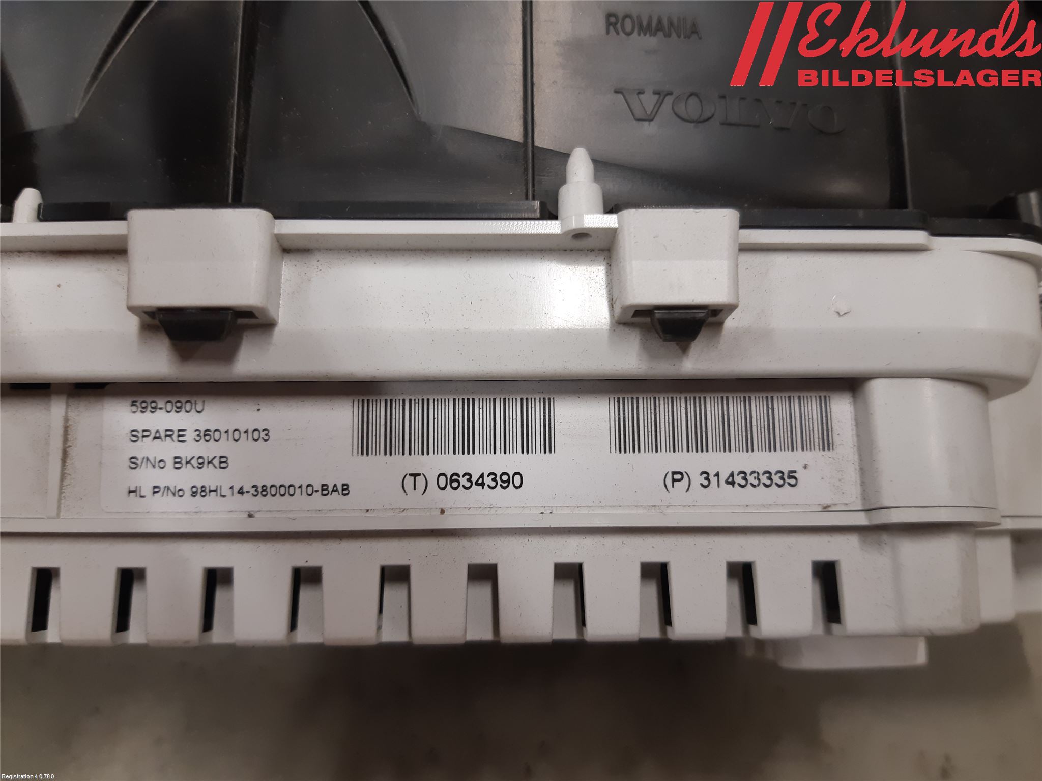 Volvo V70 14-16 Instrument Komb