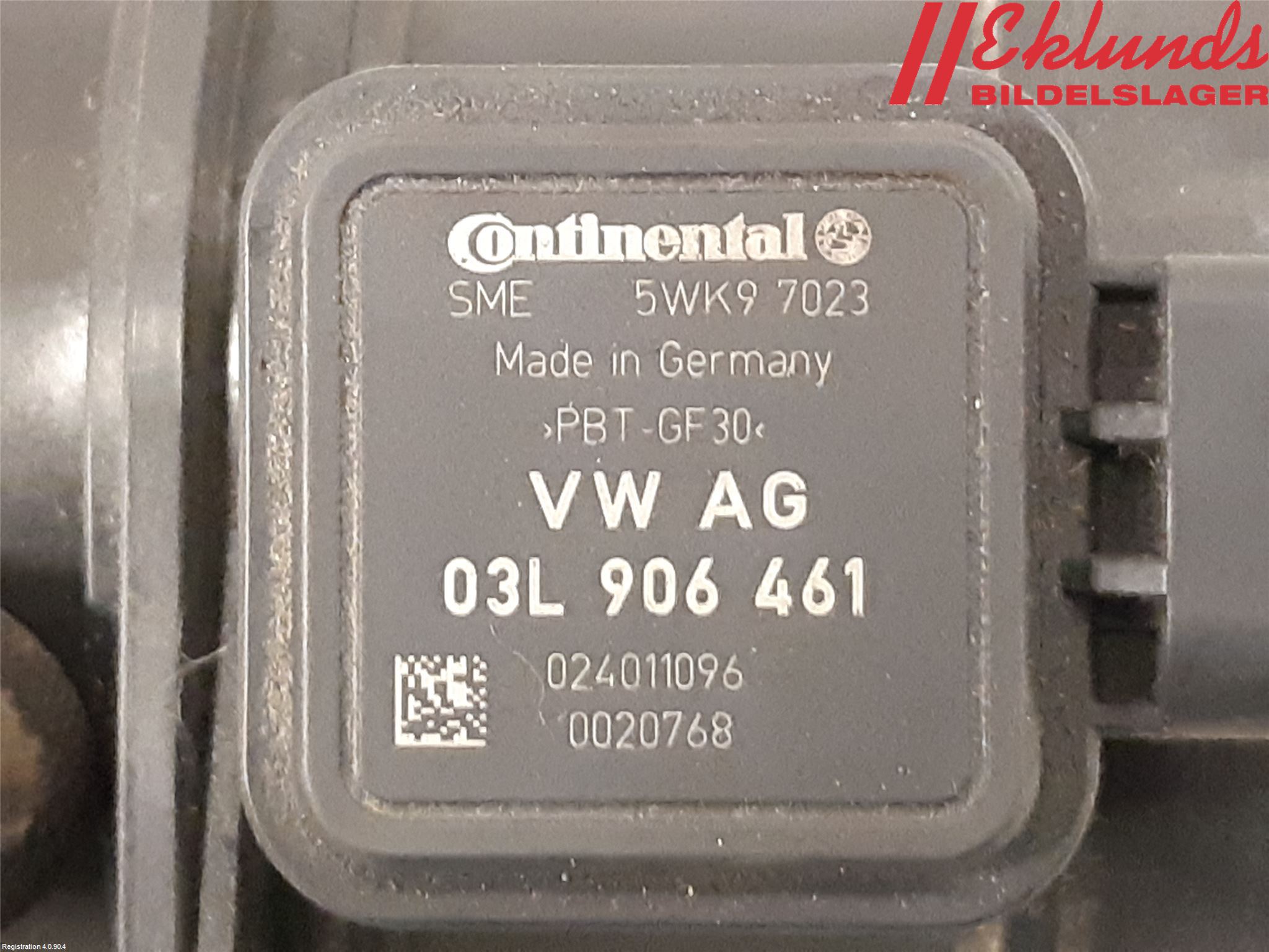 Volkswagen VW GOLF VI 09-13 Injluftmassamätare