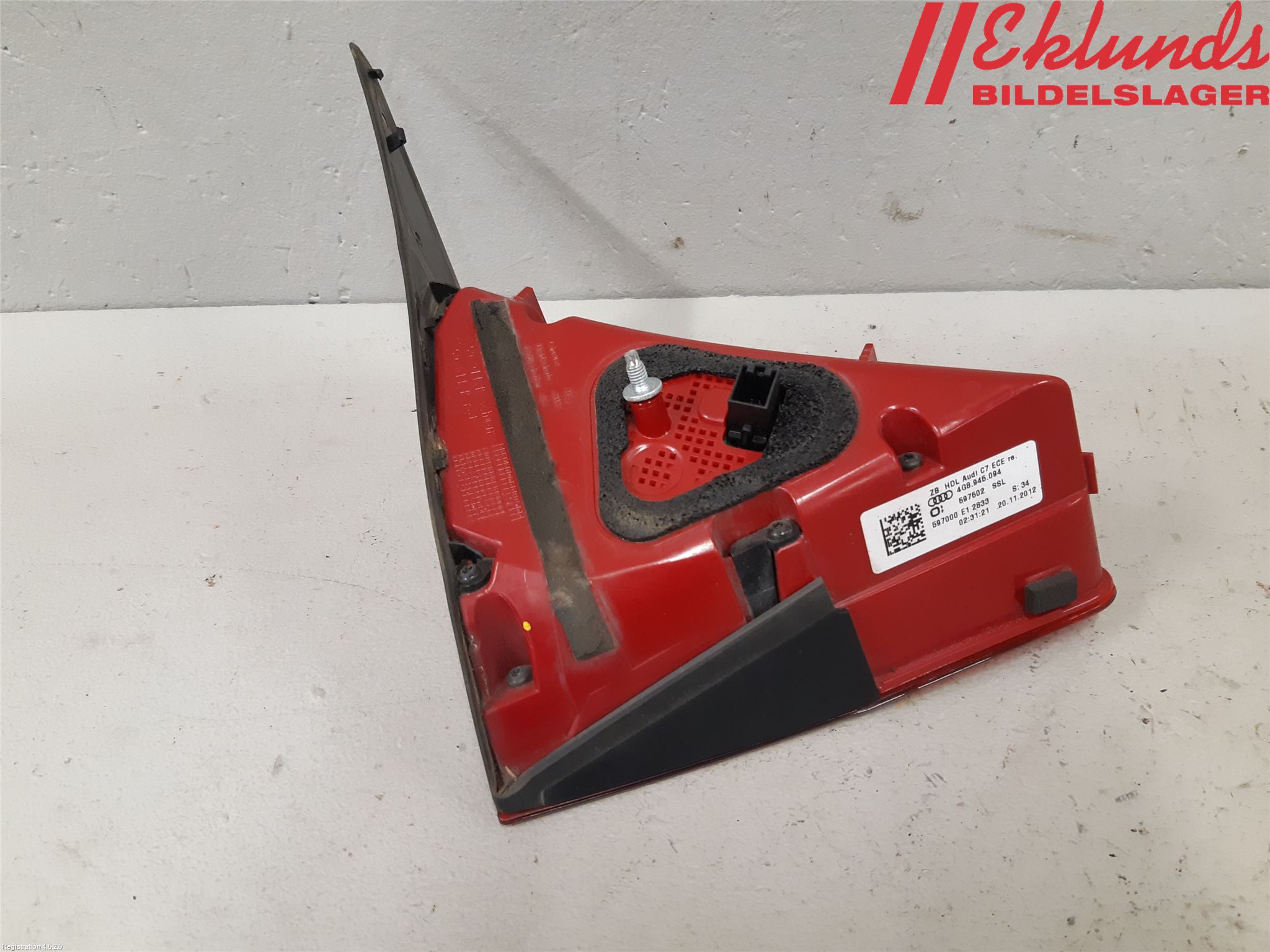 Audi A7/S7 4G 11-17 Bakljus Lucka Hö