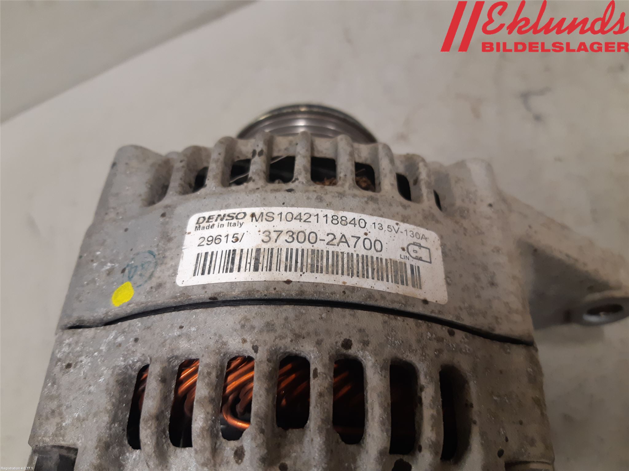 Kia SPORTAGE (SL) 11-15 Generator