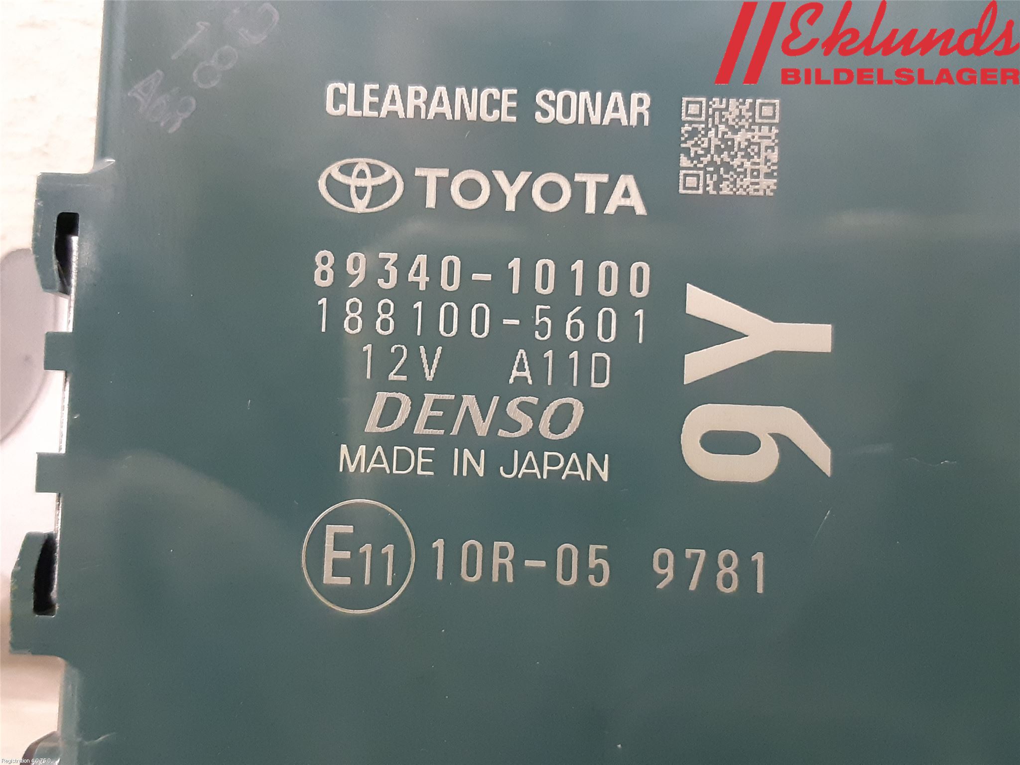 Toyota C-HR 16-23 Styrenhet Parkeringshjälp