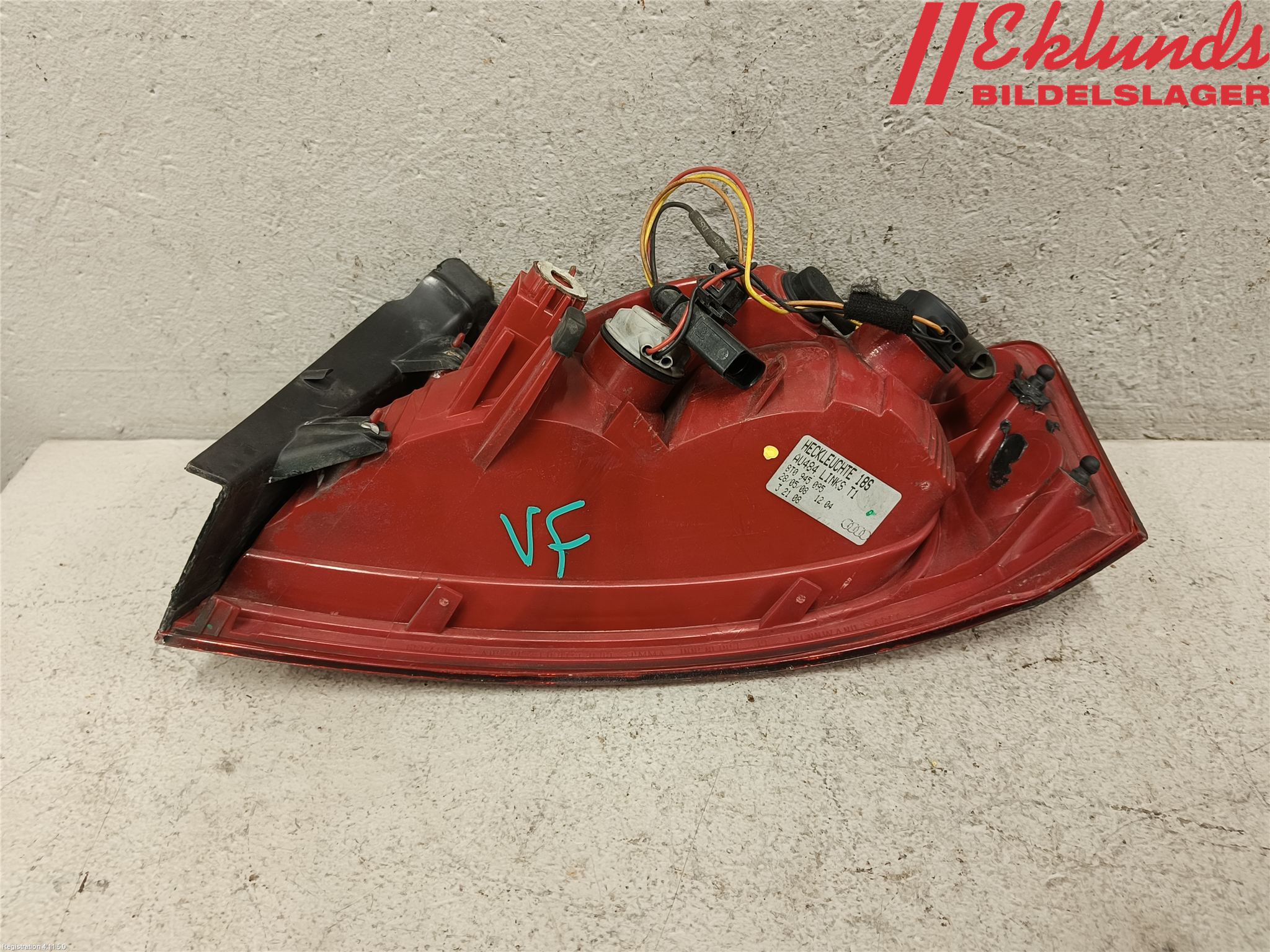 Audi A5 07-16 Bakljus Vänster