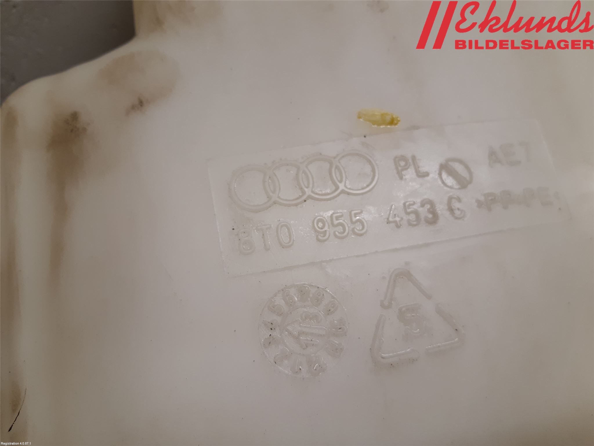 Audi A4 12-15 Spolartank Vindruta-Strål