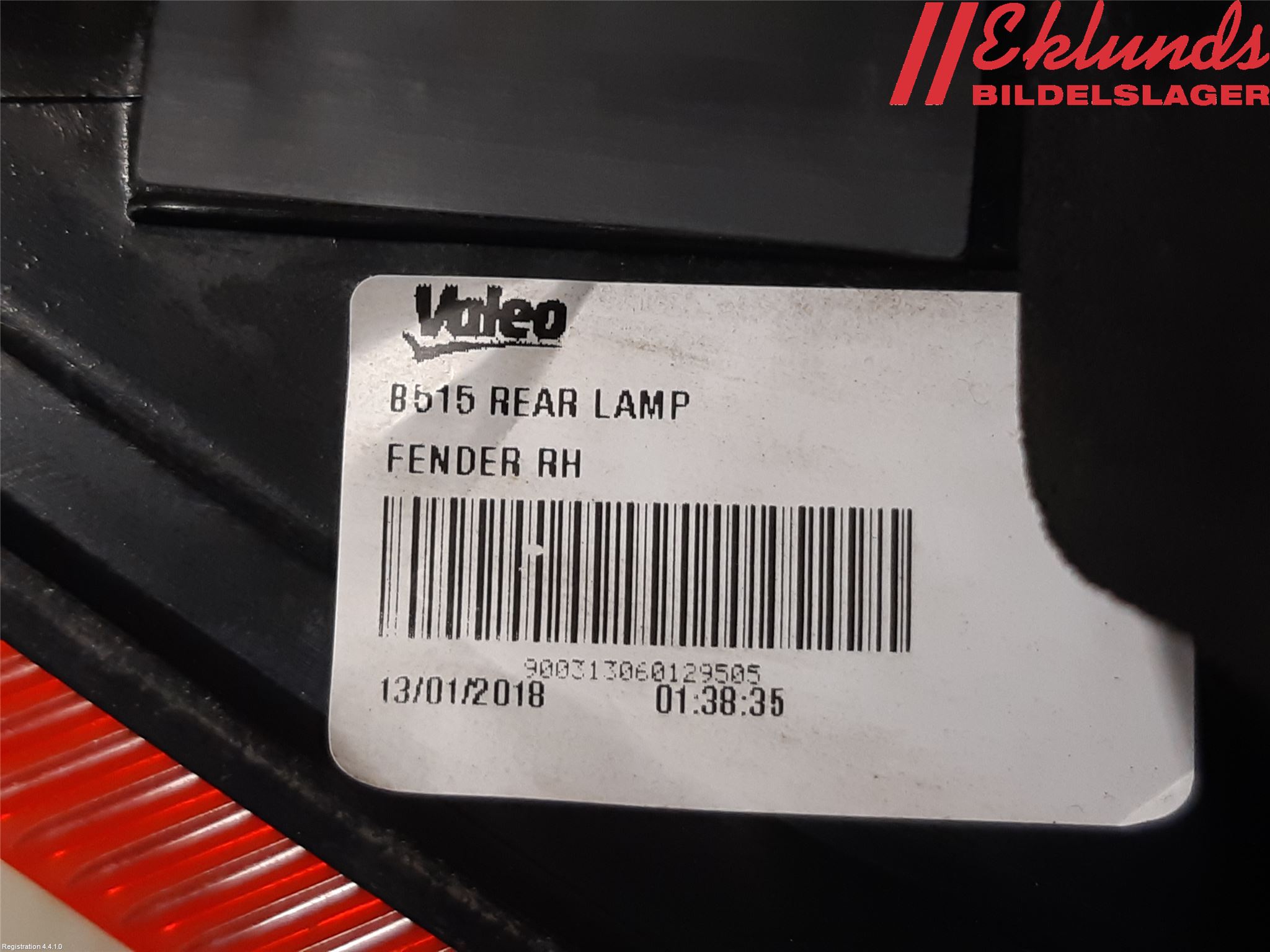 Ford ECOSPORT 17- Bakljus Höger