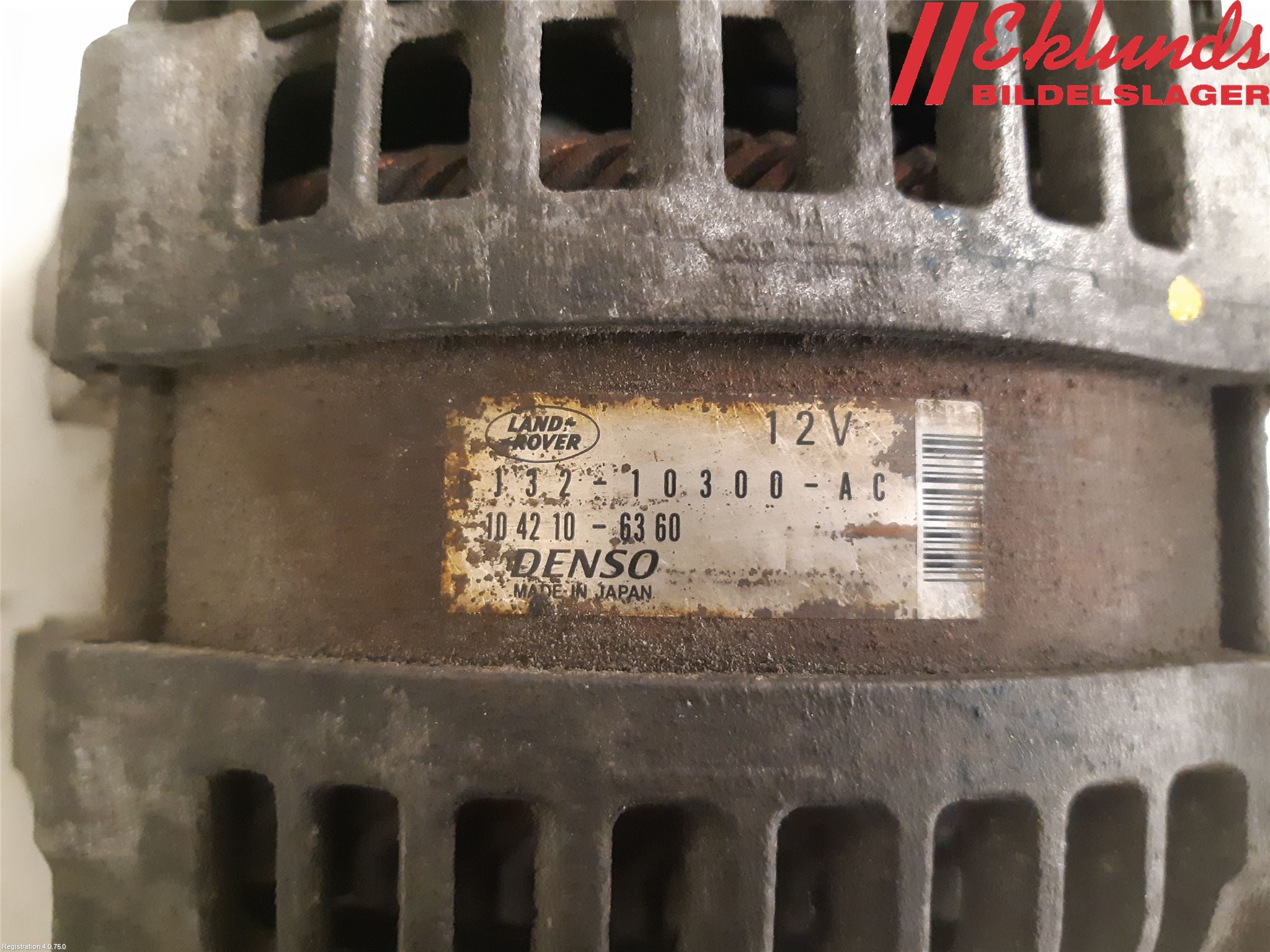Landrover LAND ROVER RANGE ROVER EVOQUE (L538) 11-18 Generator
